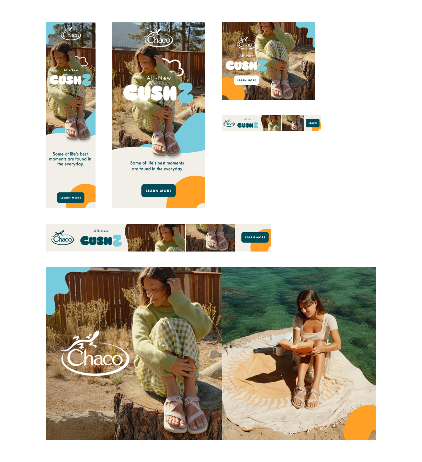 Chaco - CushZ - Display Ads
