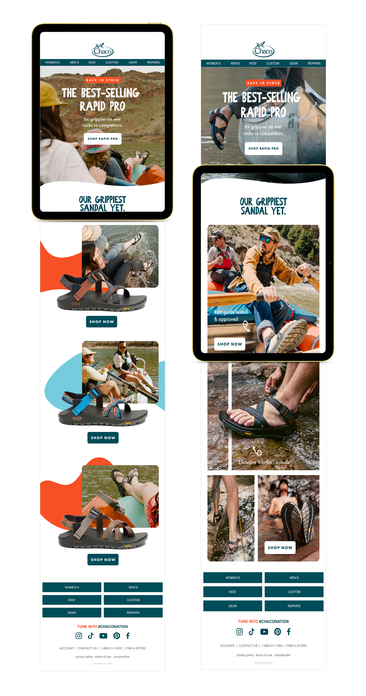 Chaco - Rapid Pro Sandal - Restock Email