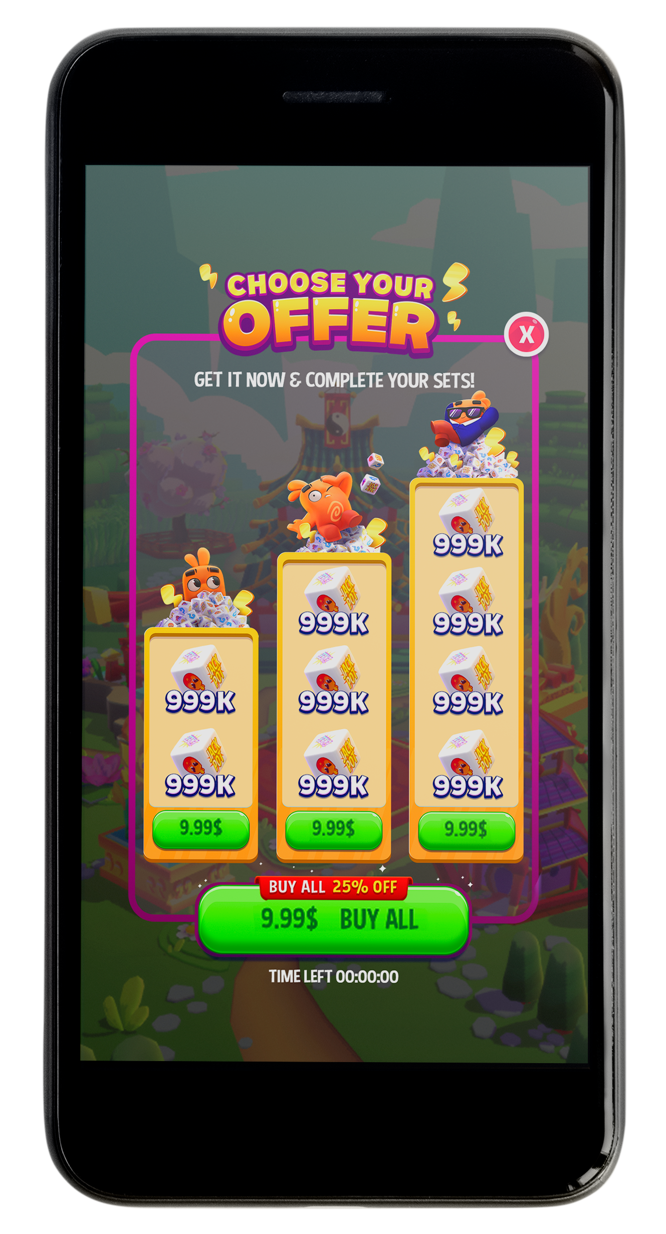 Choose Your Offer (Spins)