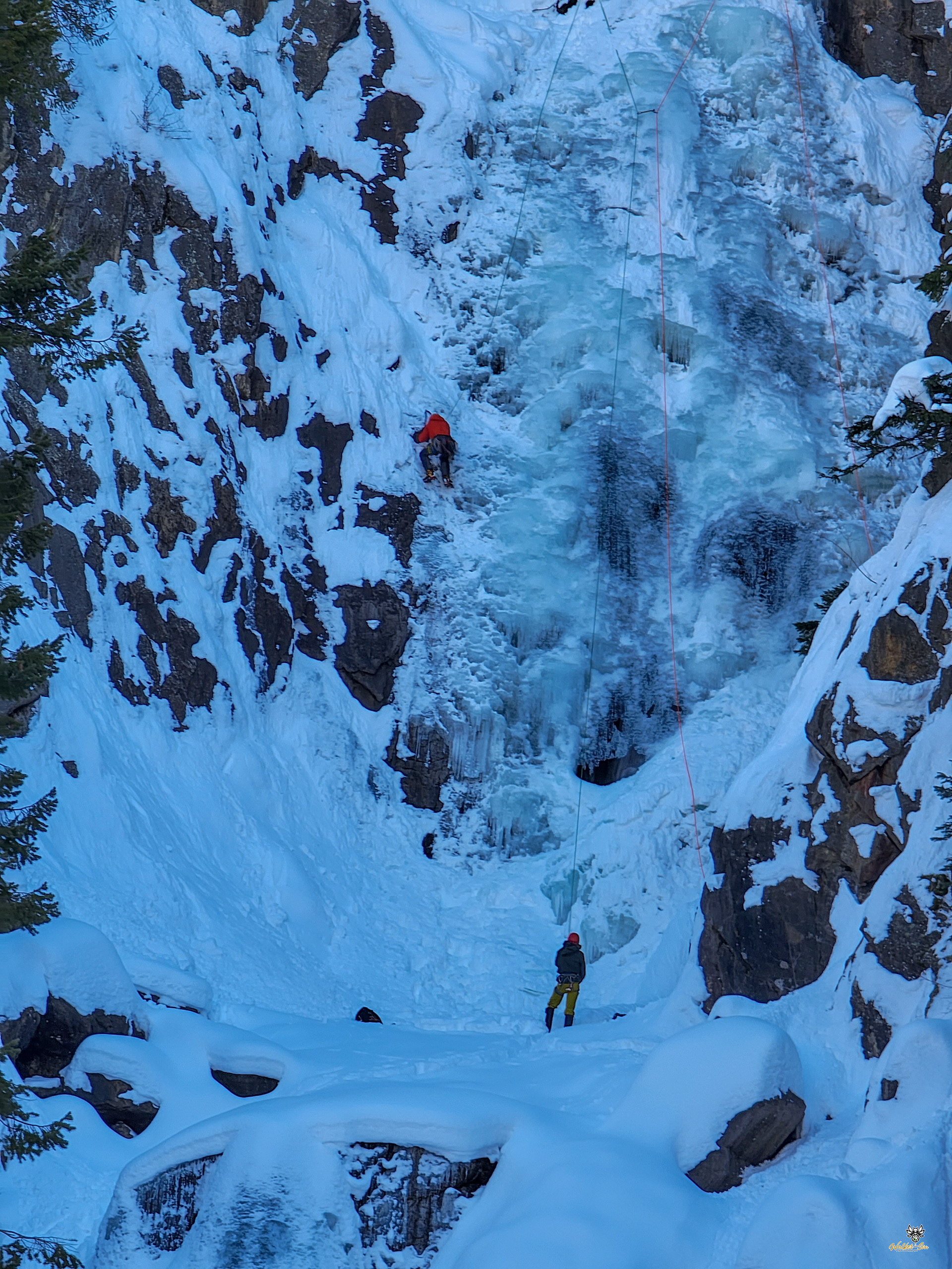 Ice Climbing for the best shot!