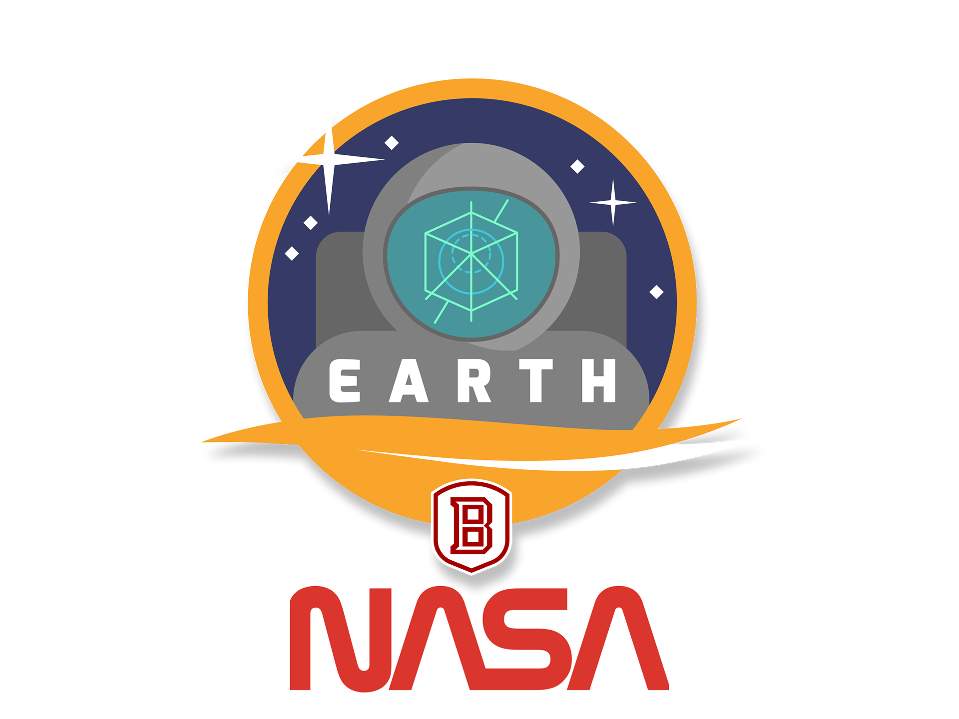 Bradley's NASA Suits Logo, BU Earth