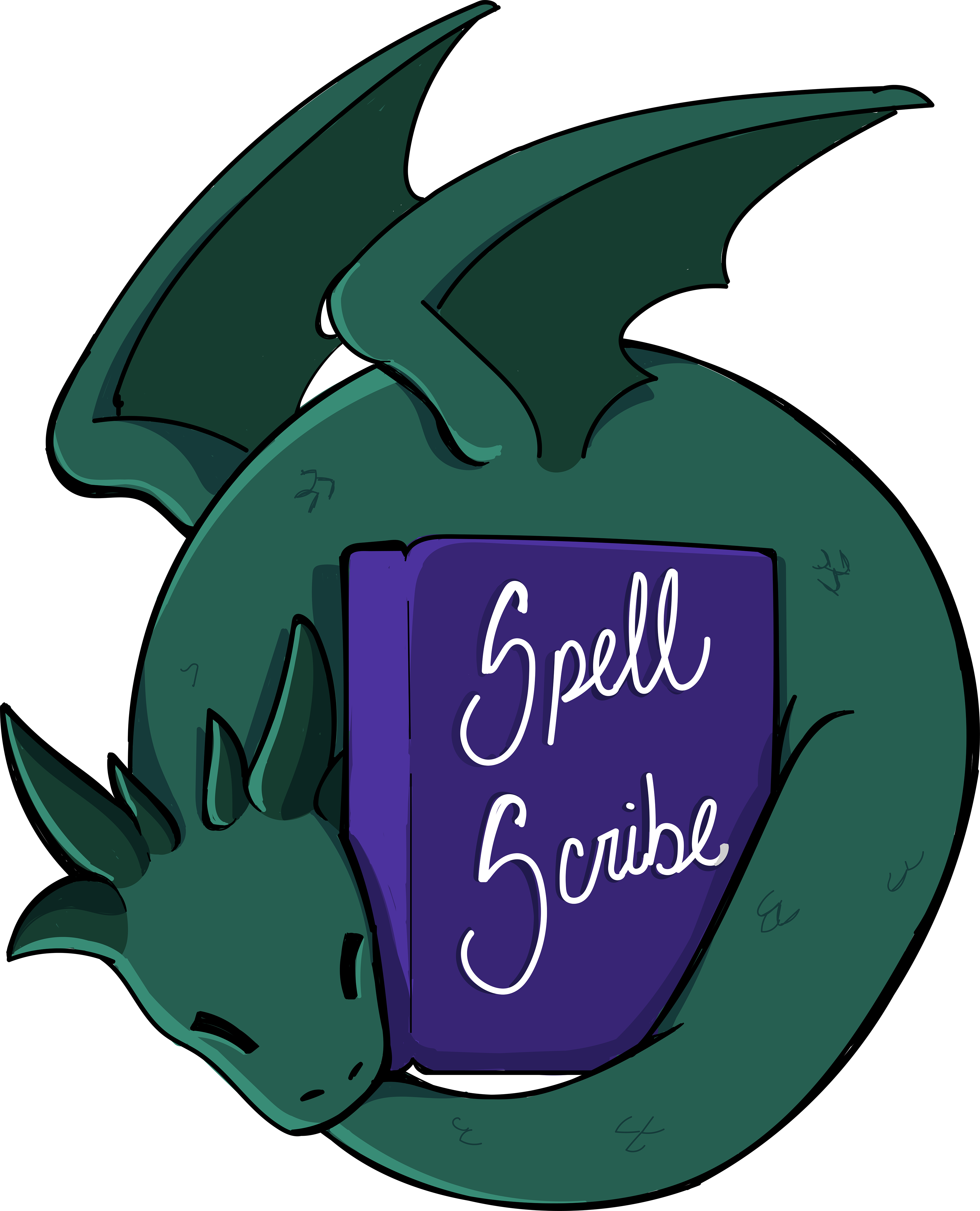 Spell Scribe sticker logo