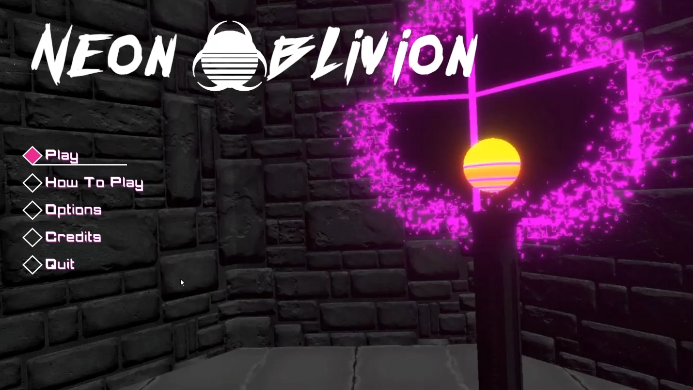 Game Main menu screenshot