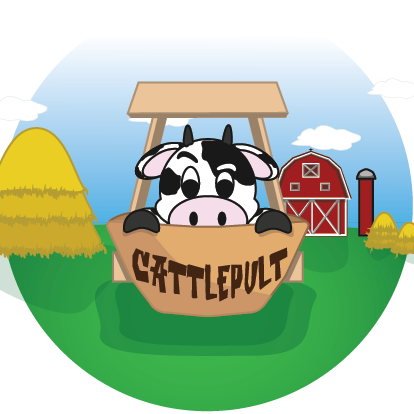 Cattlepult's sticker logo