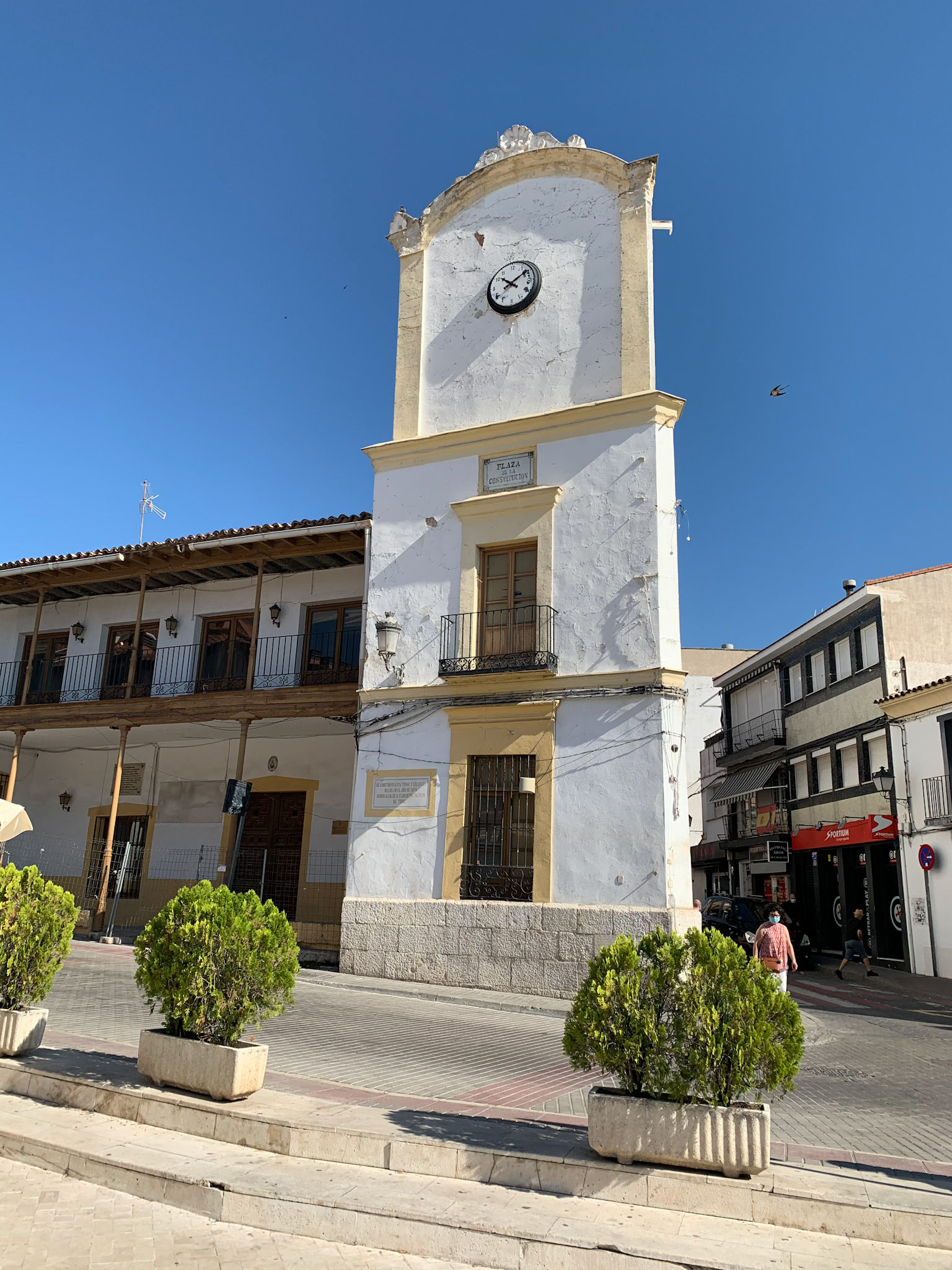 Estado previo, fachada principal