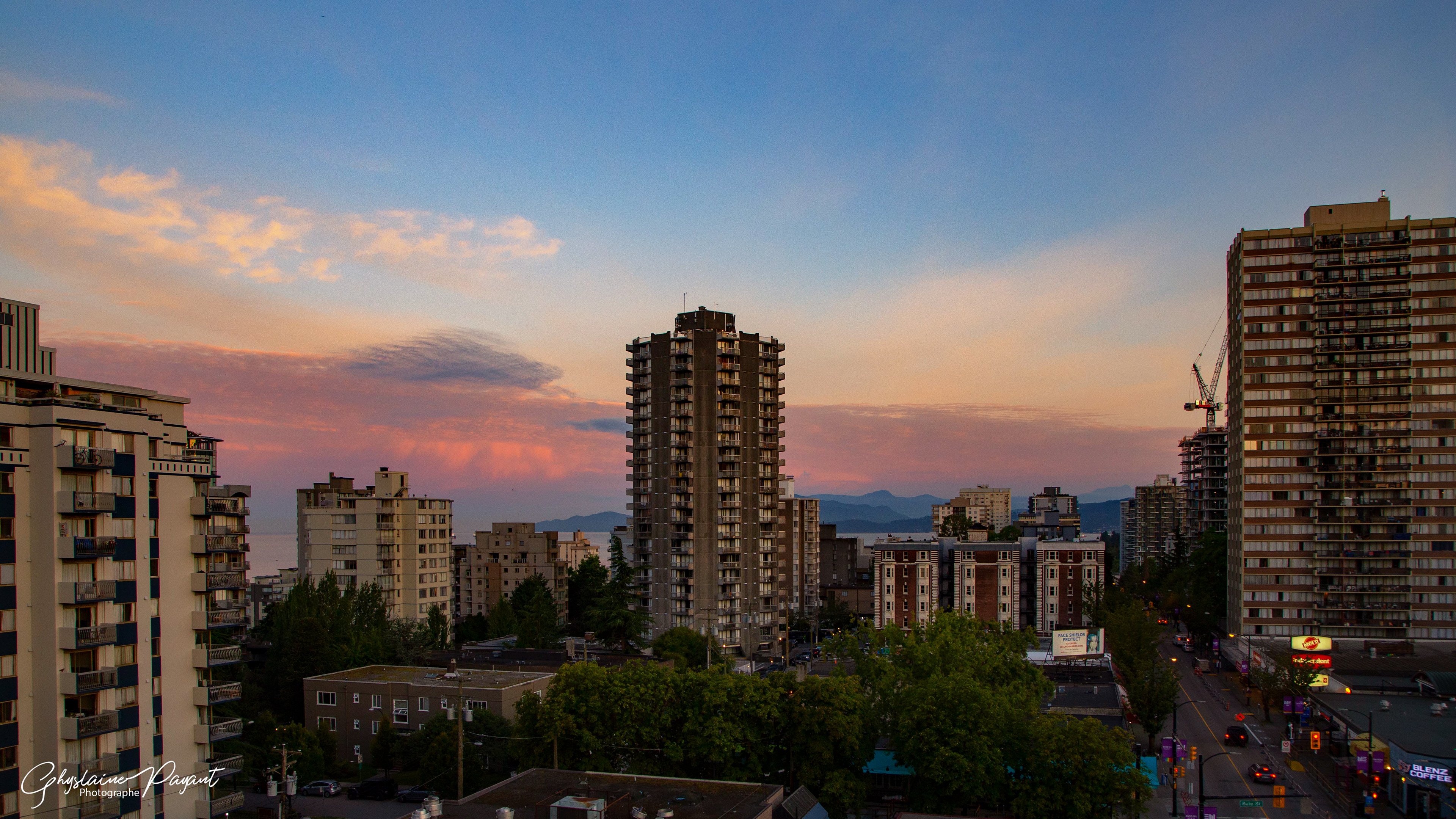 Lever de soleil sur la Baie des Anglais