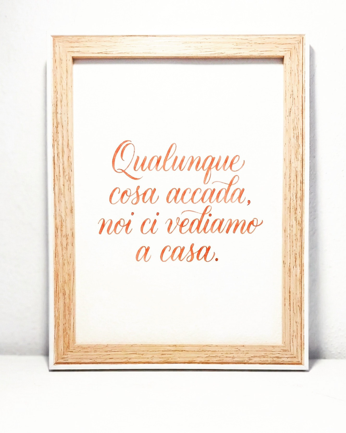 Cornice calligrafica personalizzata