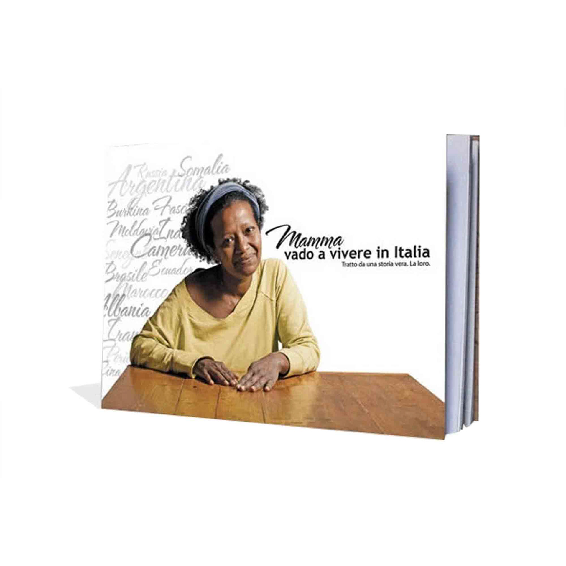 "Mamma vado a vivere in Italia" - Libro fotografico/reportage copertina