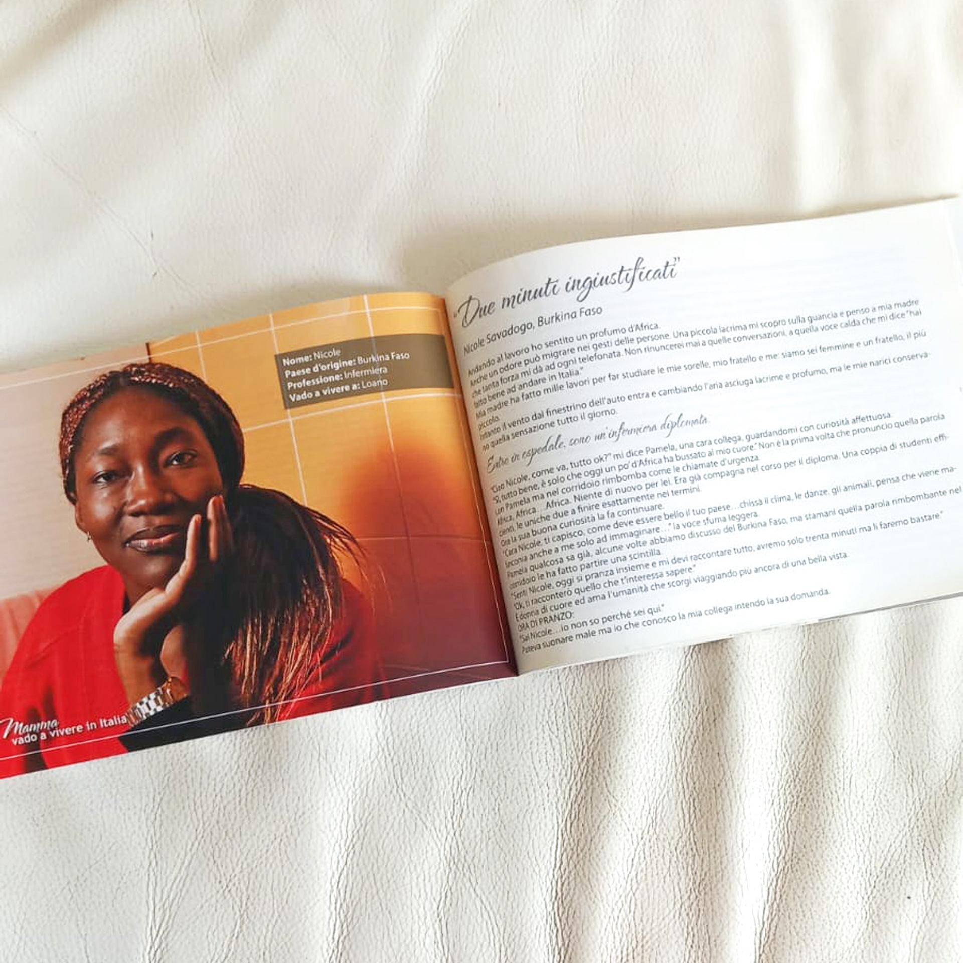 "Mamma vado a vivere in Italia" - Libro fotografico/reportage interno