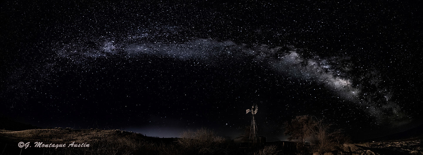 HWY 180 Windmill Milky Way Arch