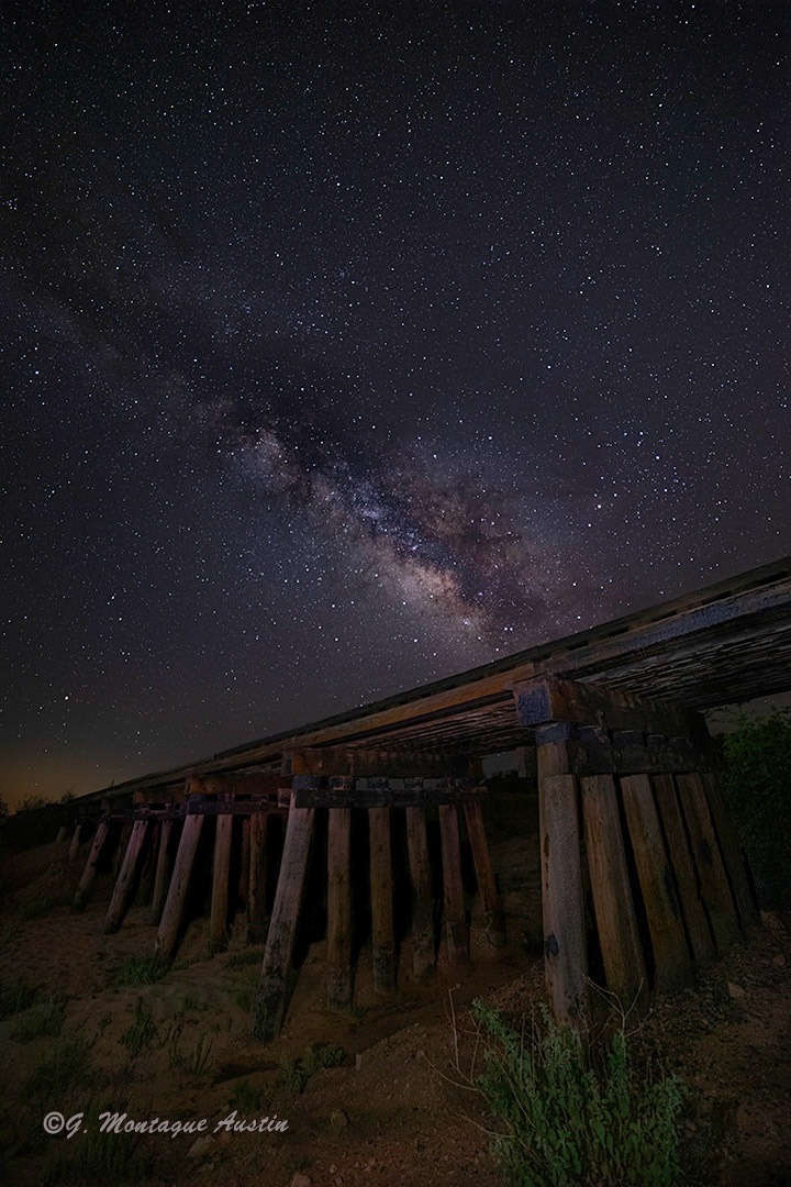 Tyrone Trestle with Milky Way