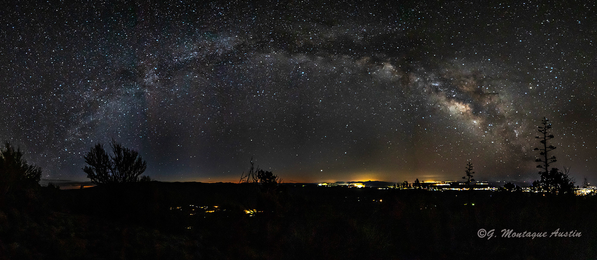 Radio Tower Milky Way Arch