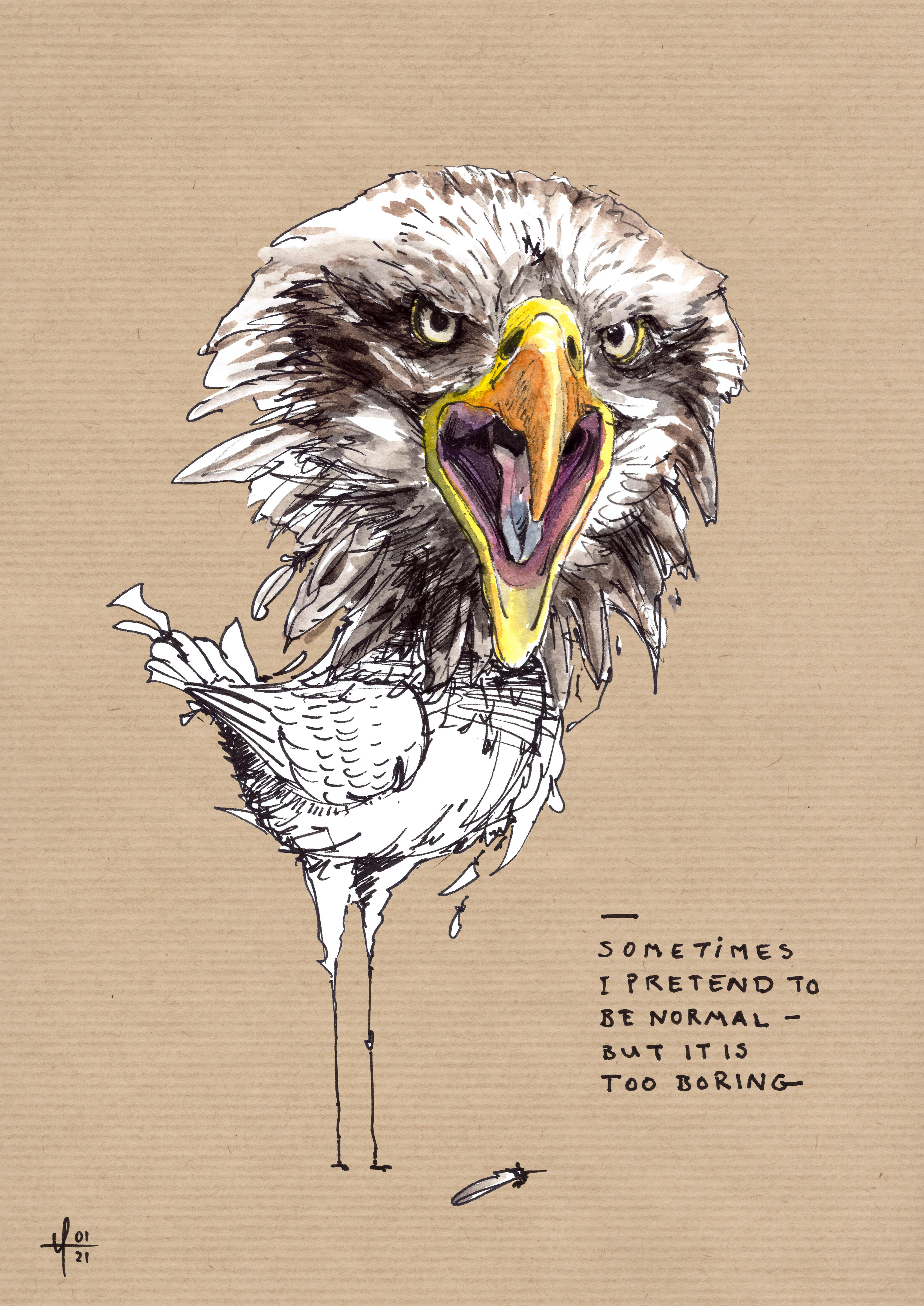 Komischer Vogel 1