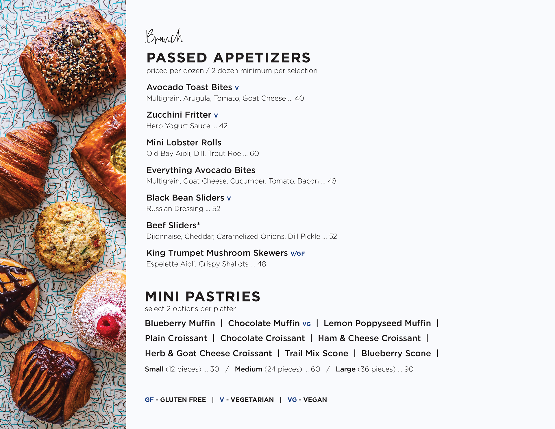 Brunch Passed Apps