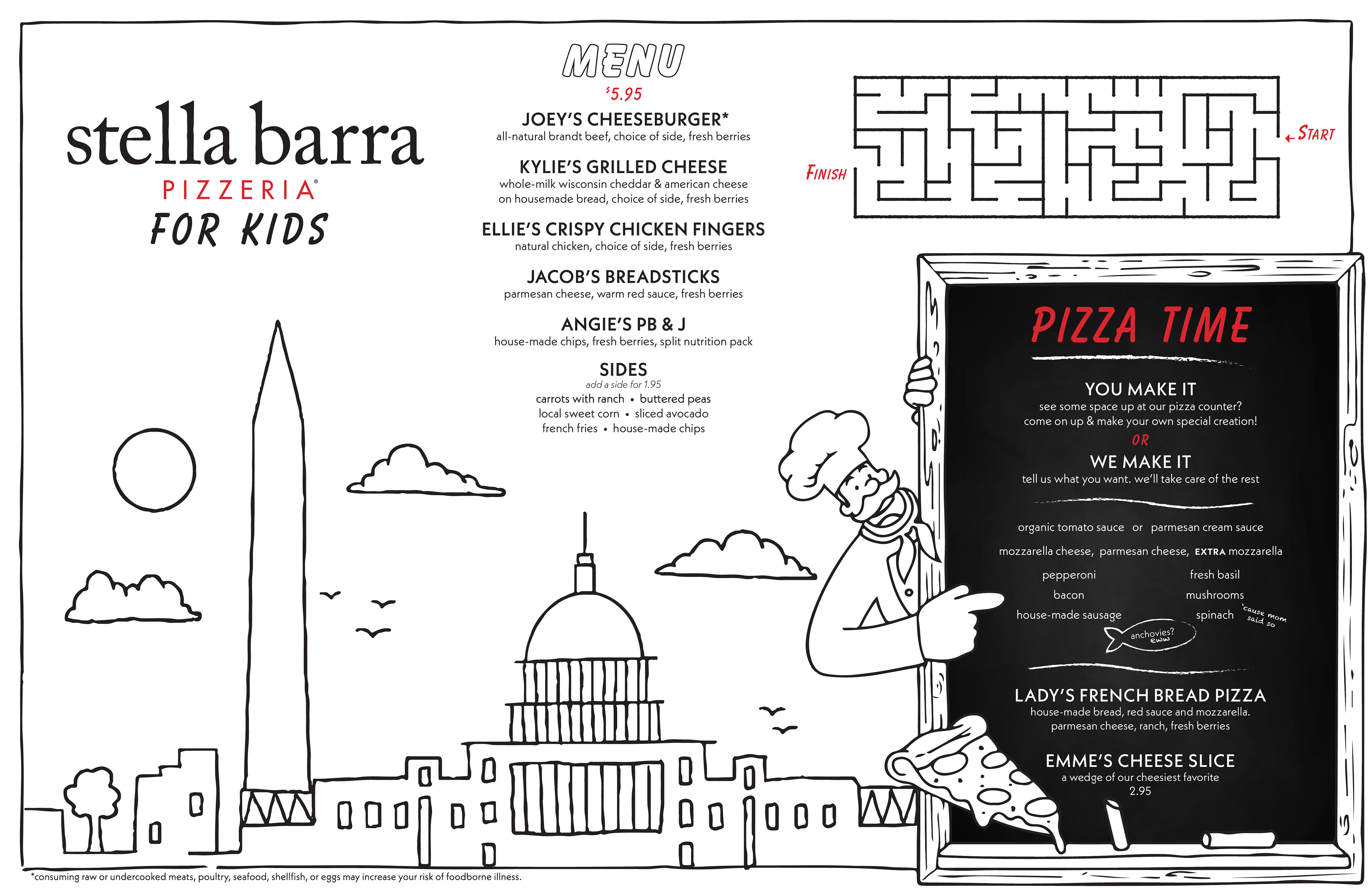 North Bethesda Kid's Menu (old branding)