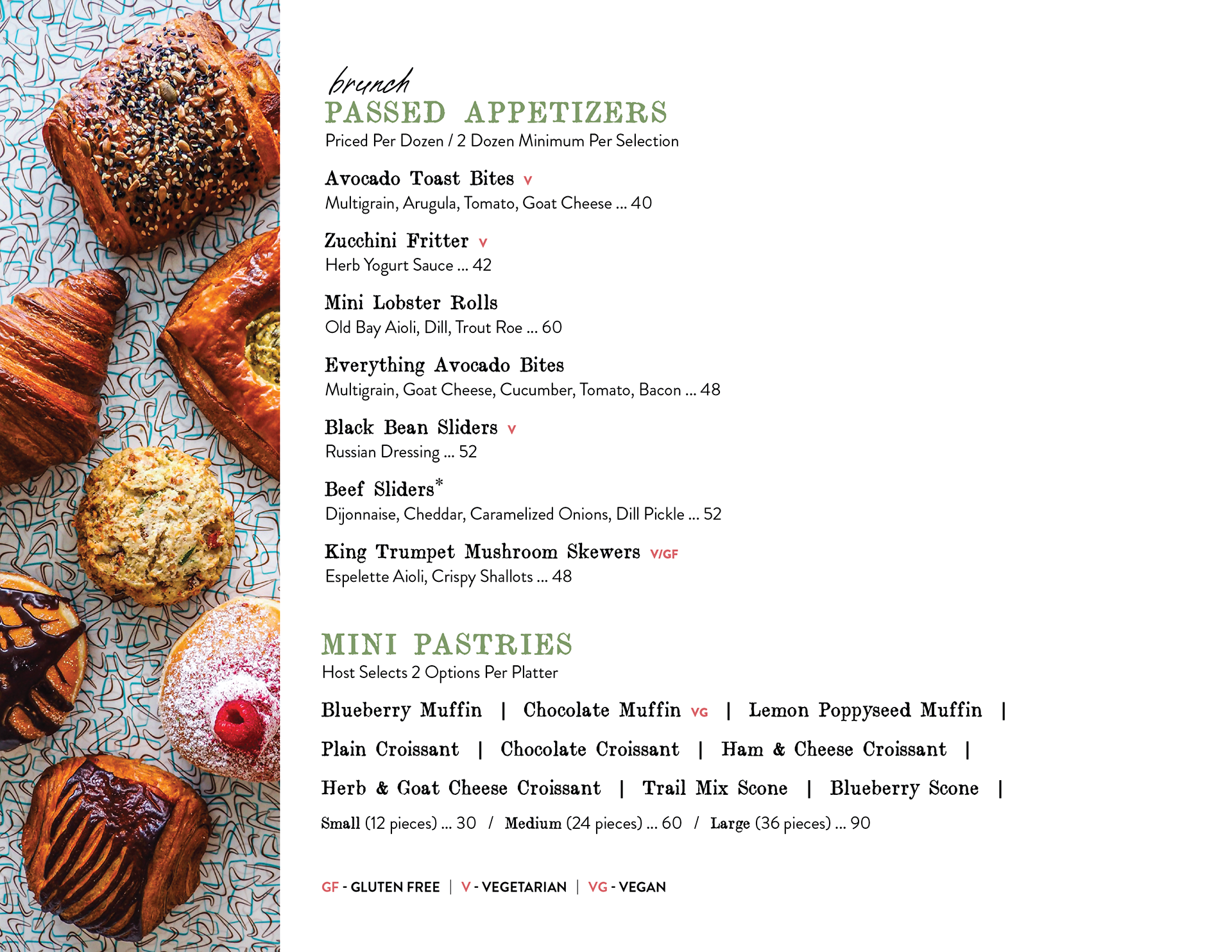 Brunch Passed Apps