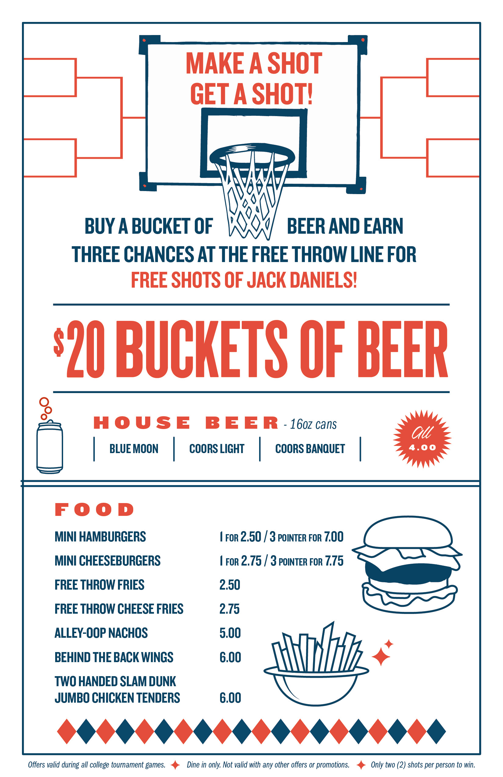 March Madness Specials