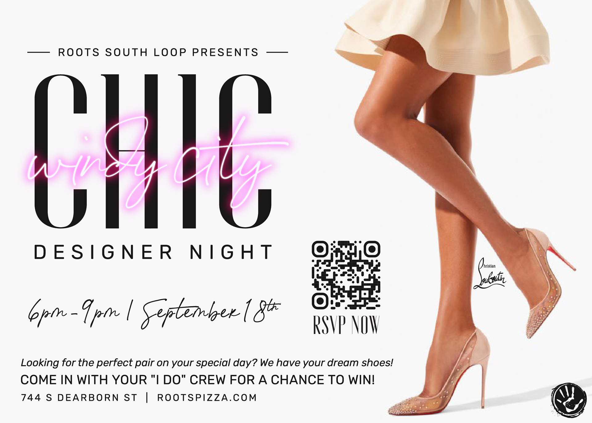 Windy City Chic Wedding Edition Check Presenter