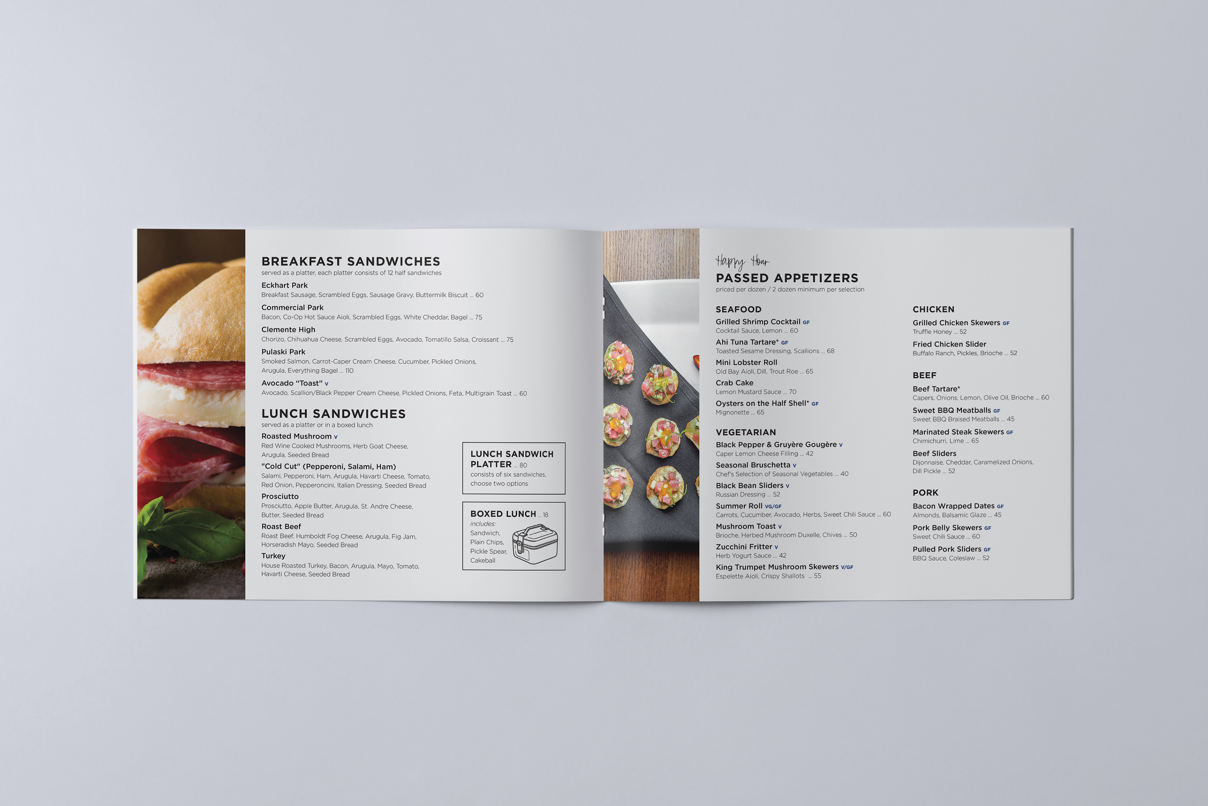 Menu Mockup