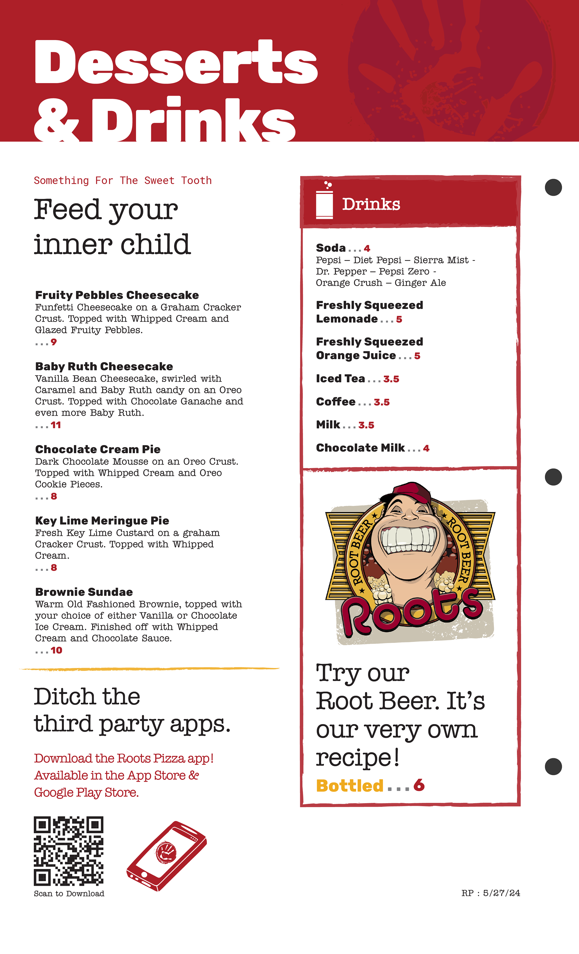 Desserts & Drinks
