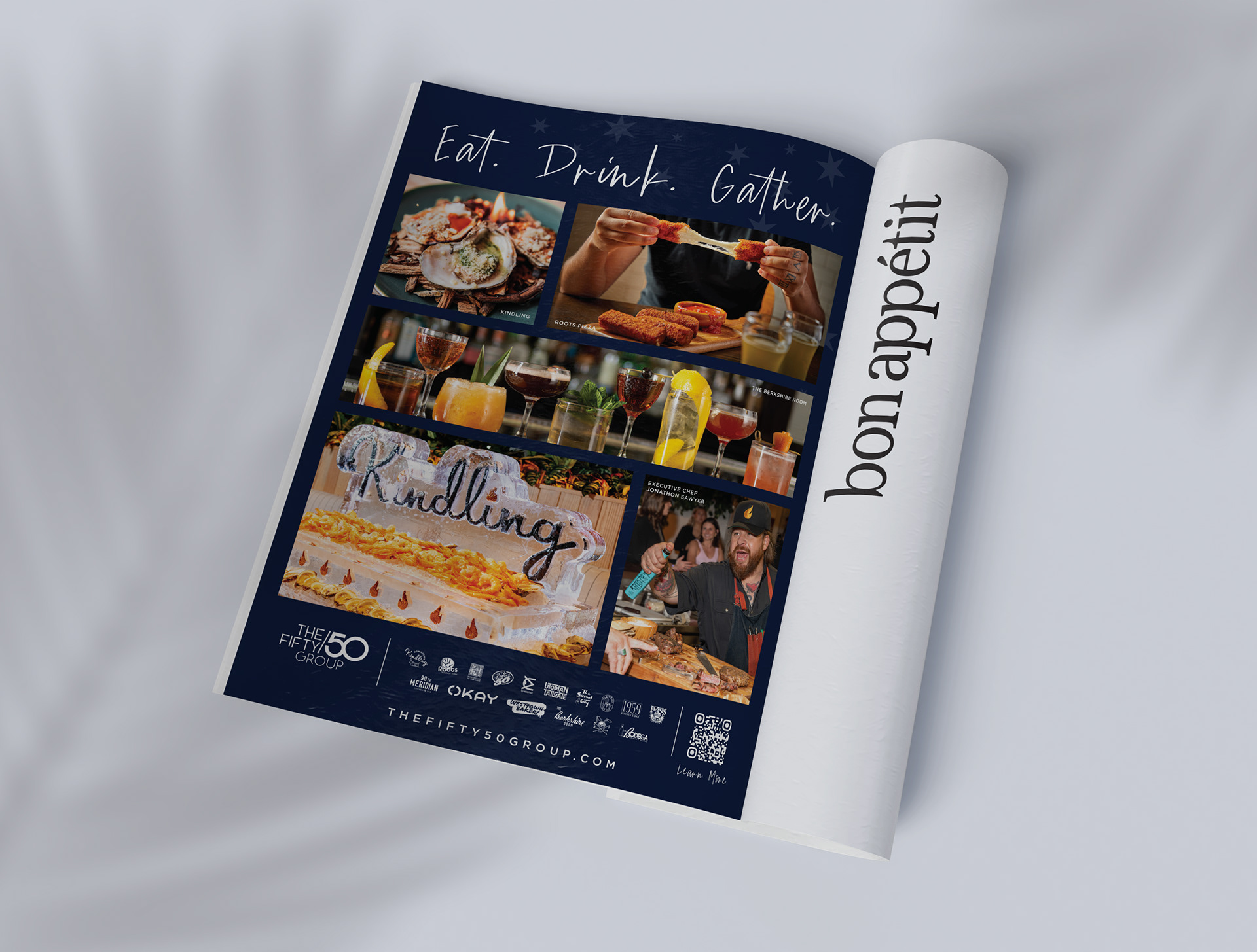 Bon Appetit Magazine Ad Mockup