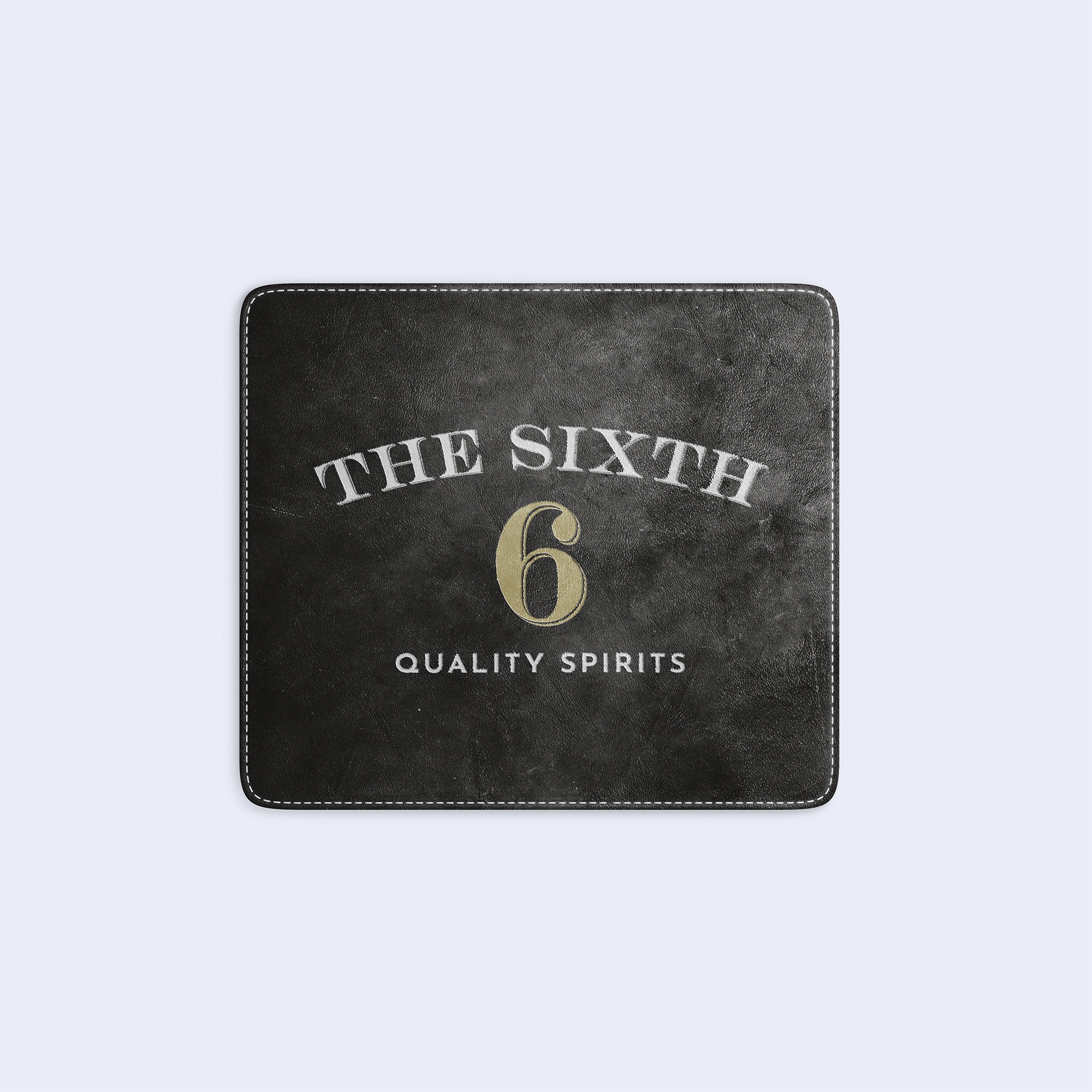 Premium Leather Coaster Mockup