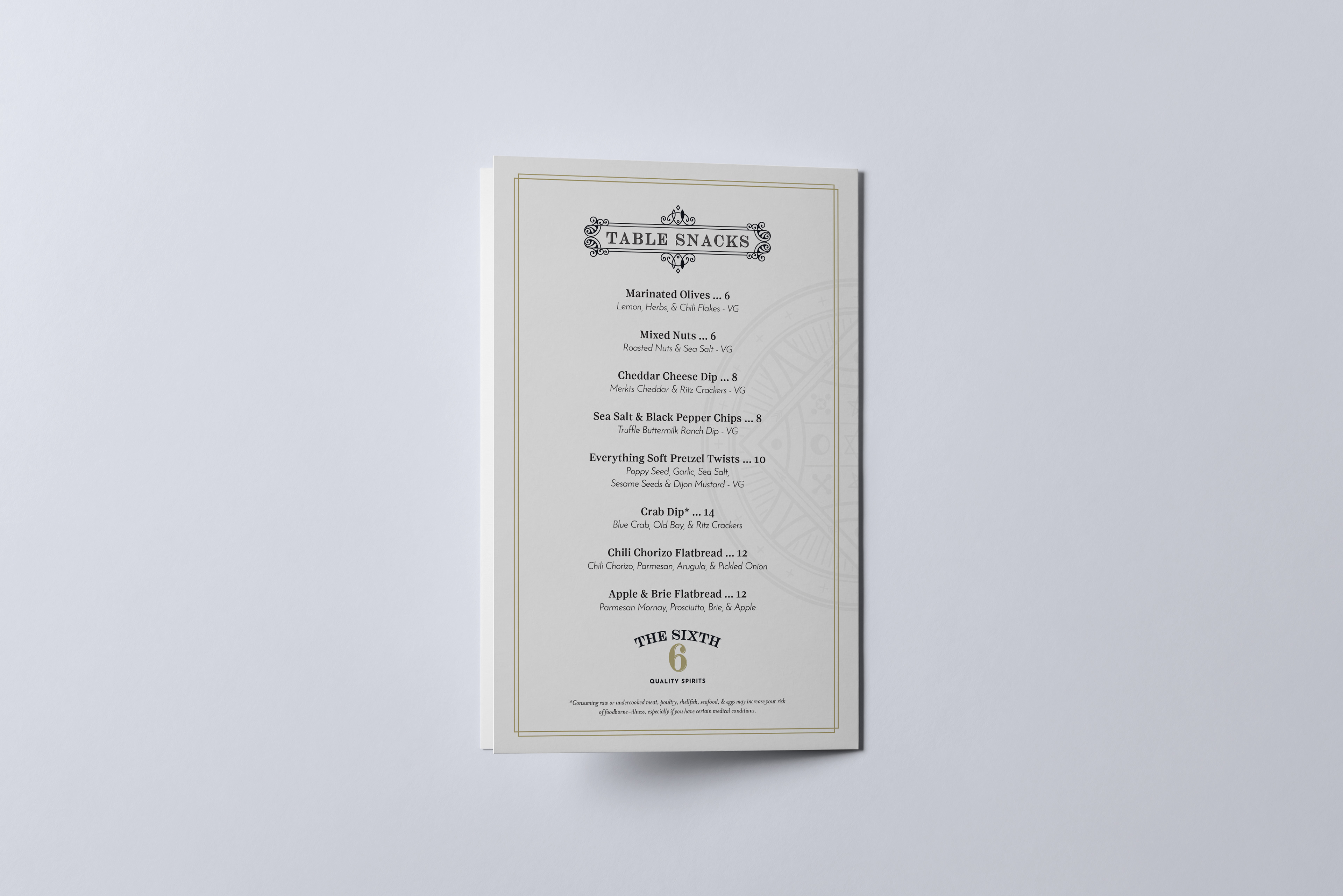 Menu Mockup