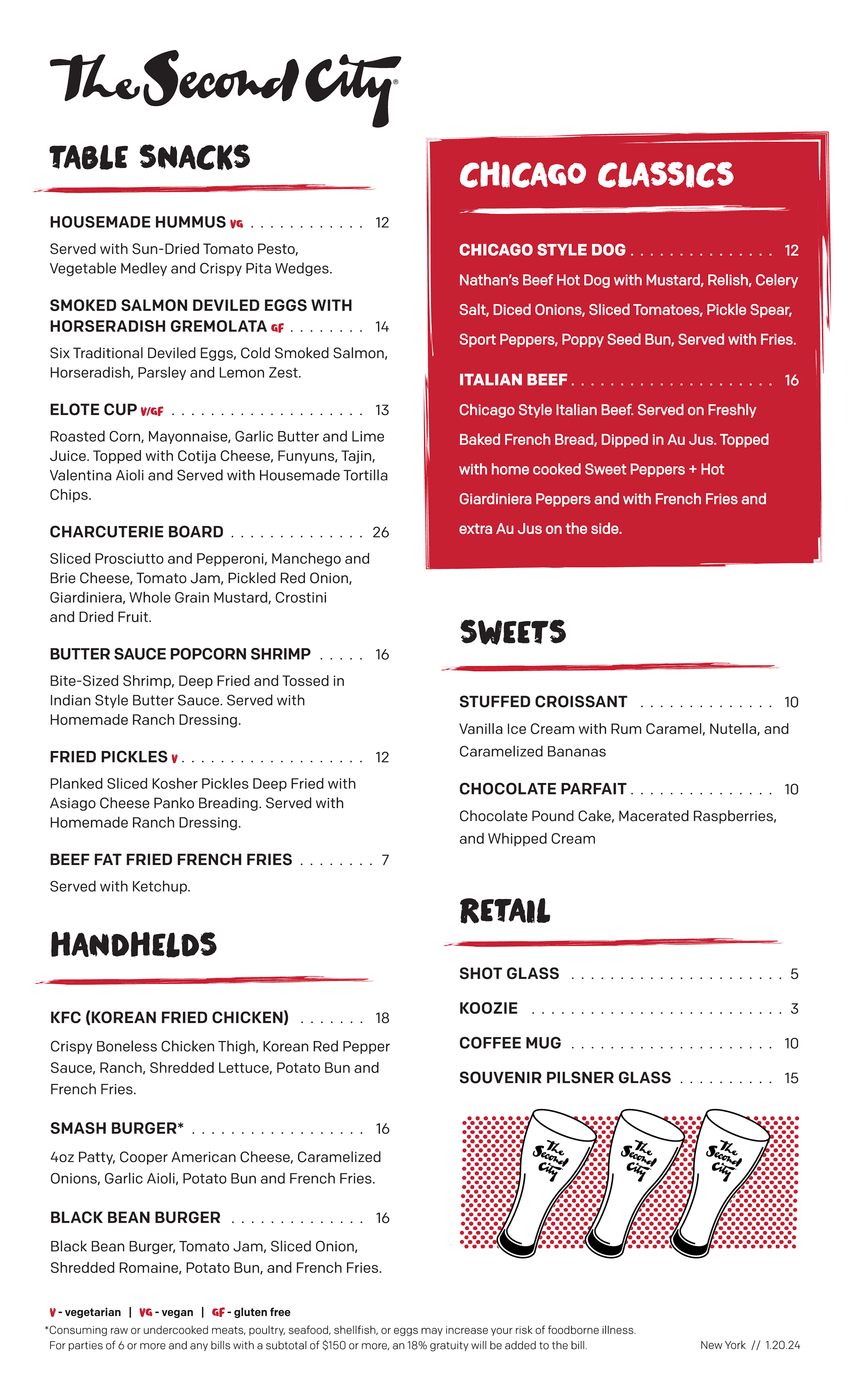 NYC Theater Food