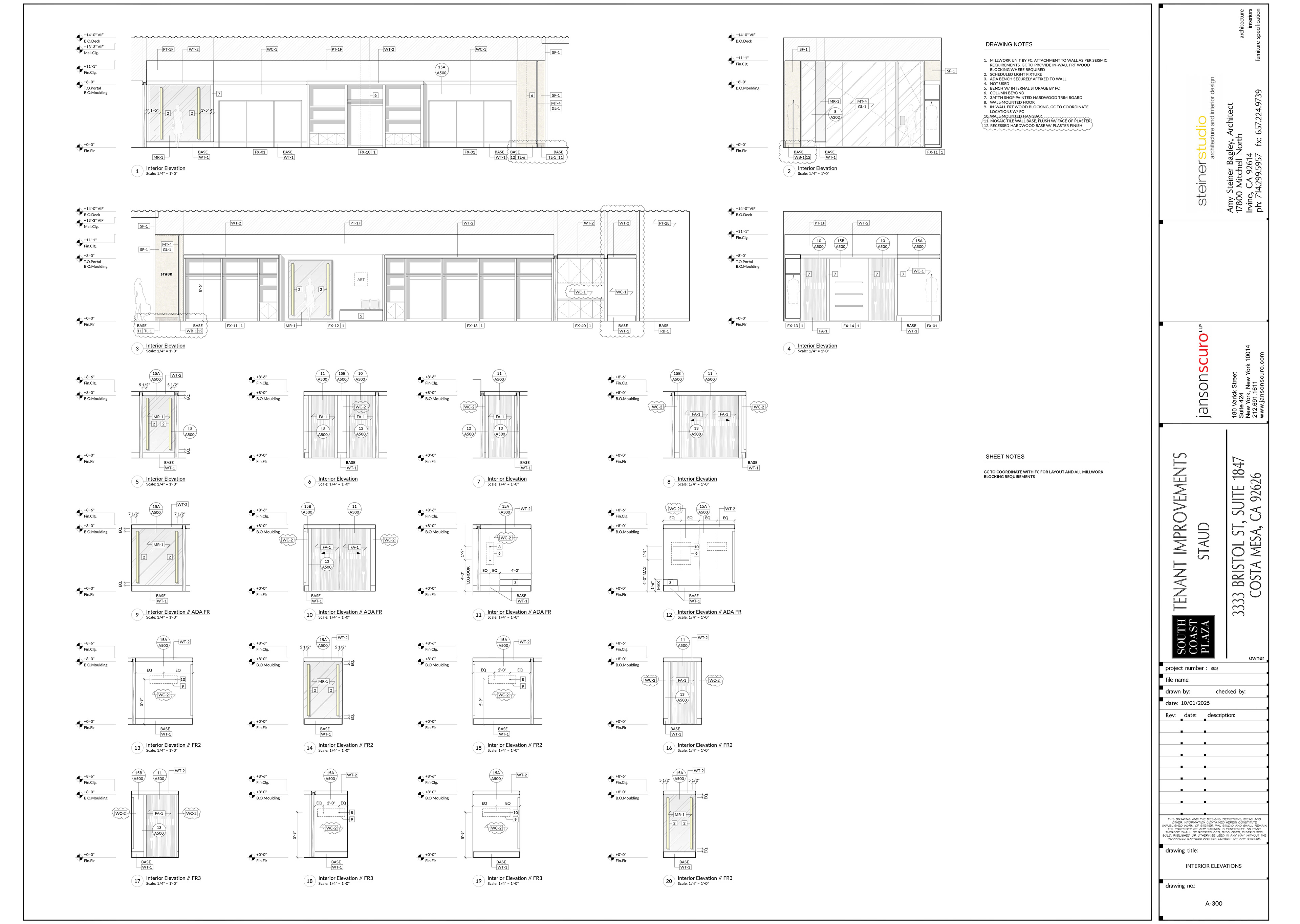 Interior Elevations