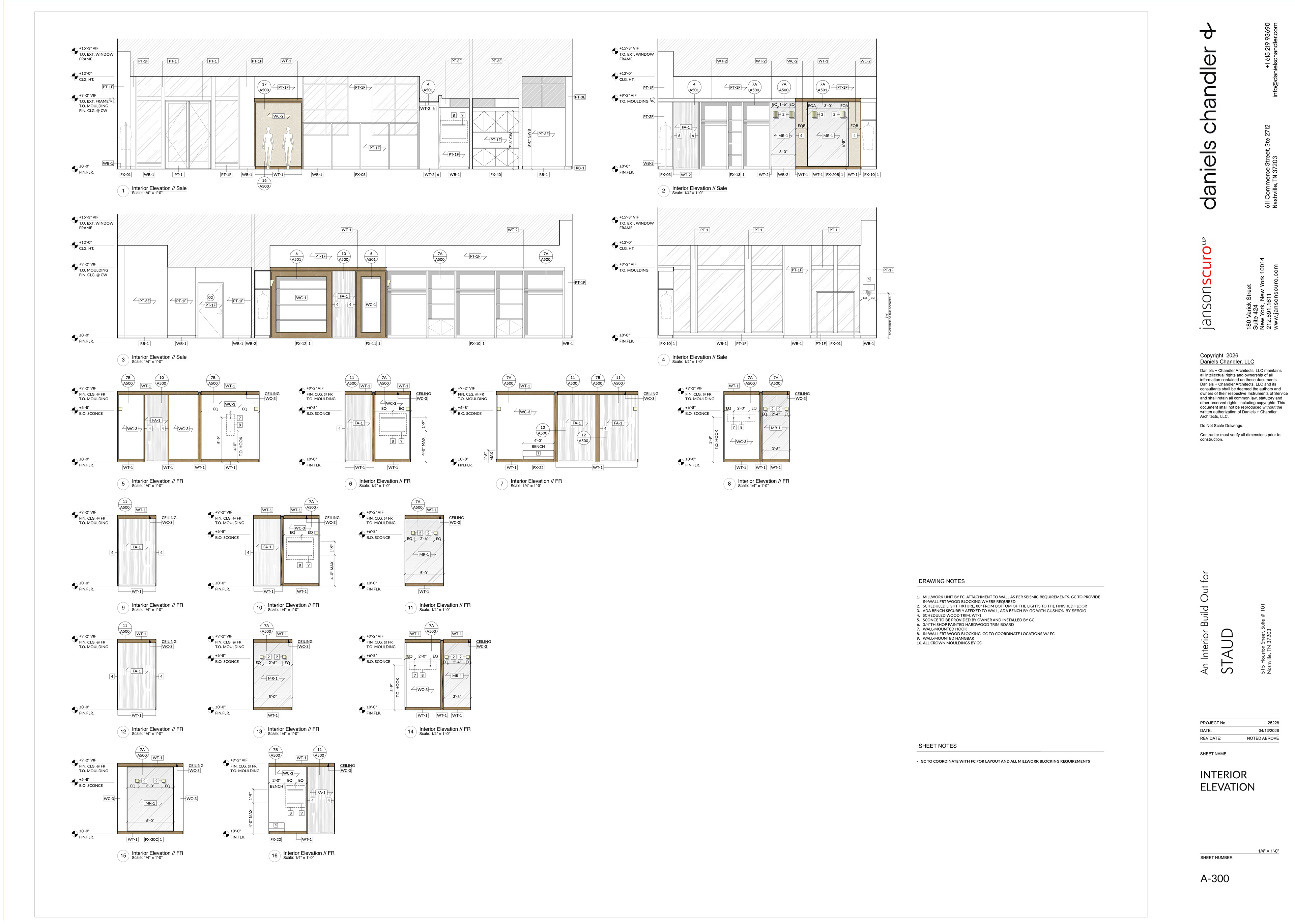 Interior Elevations
