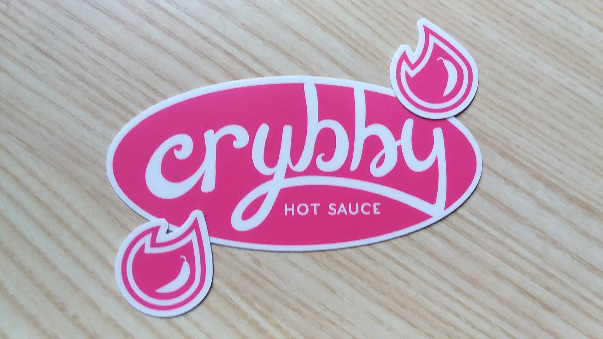 Assorted stickers help spread brand awareness.
