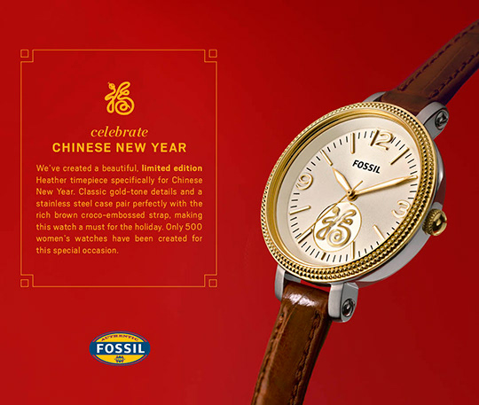 In-store card for watch counter