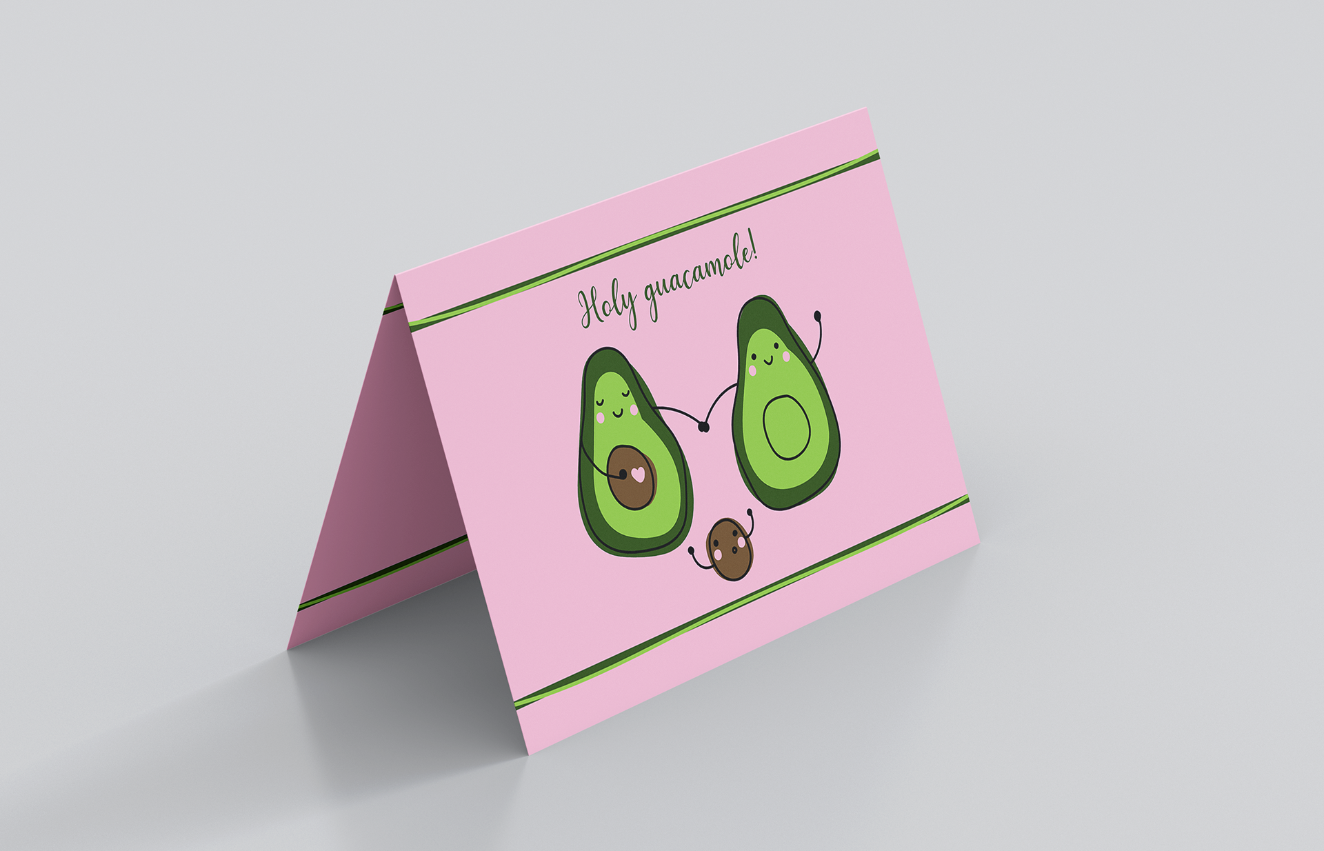 Baby Shower Card Front Cover, 2021.