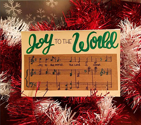 Hand-Made Holiday Card, 2017.