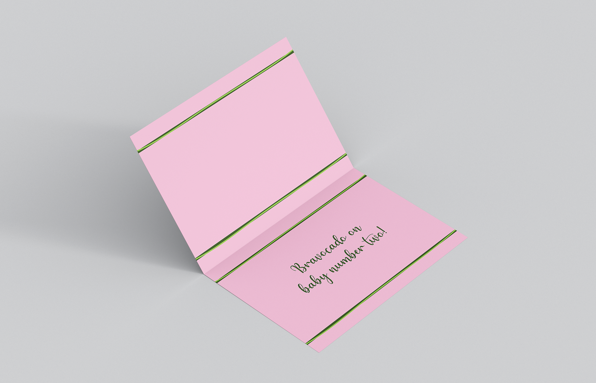 Baby Shower Card Inside, 2021.