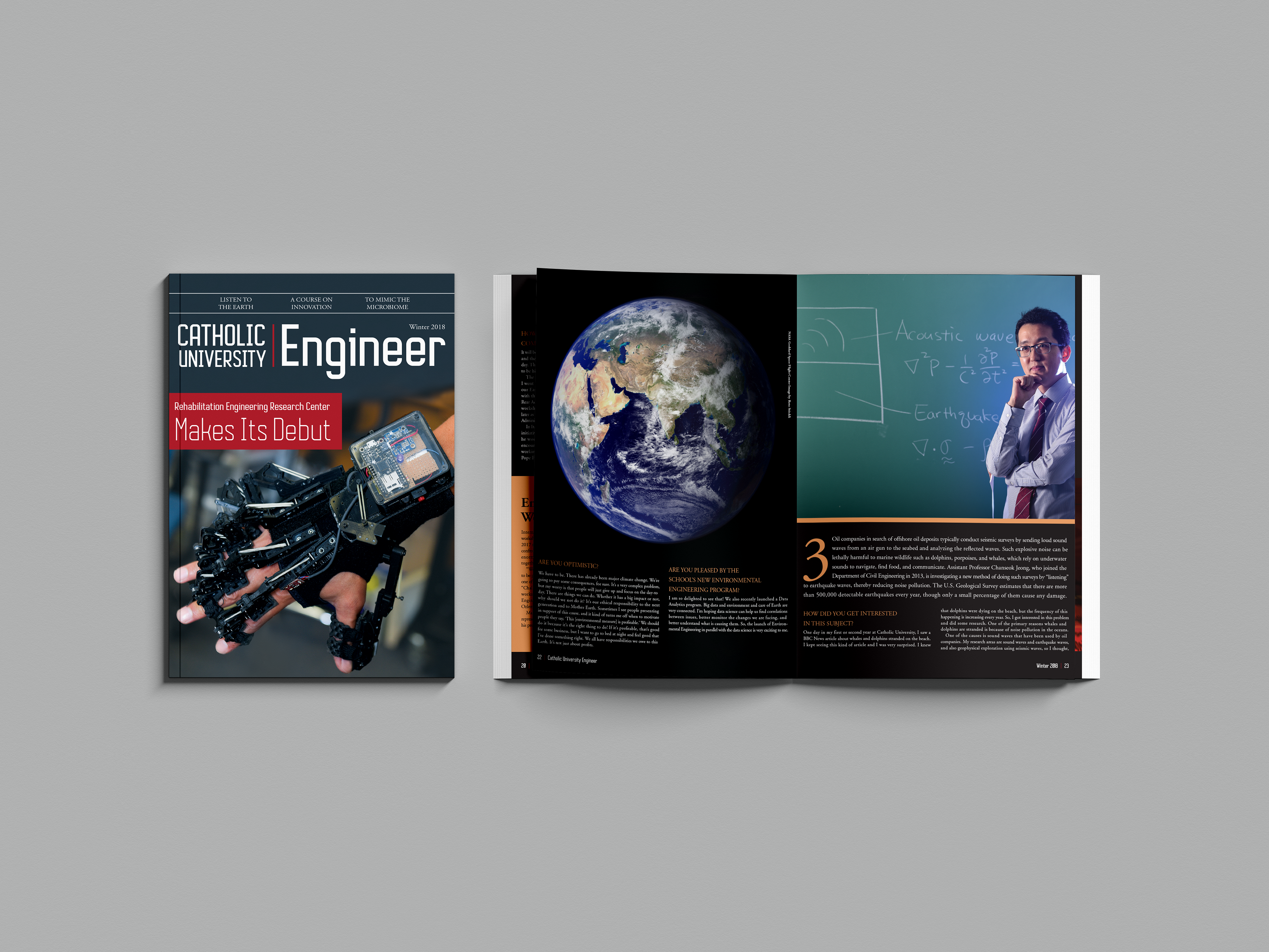 Winter 2018 Listen to the Earth Feature Design, Spread 4
