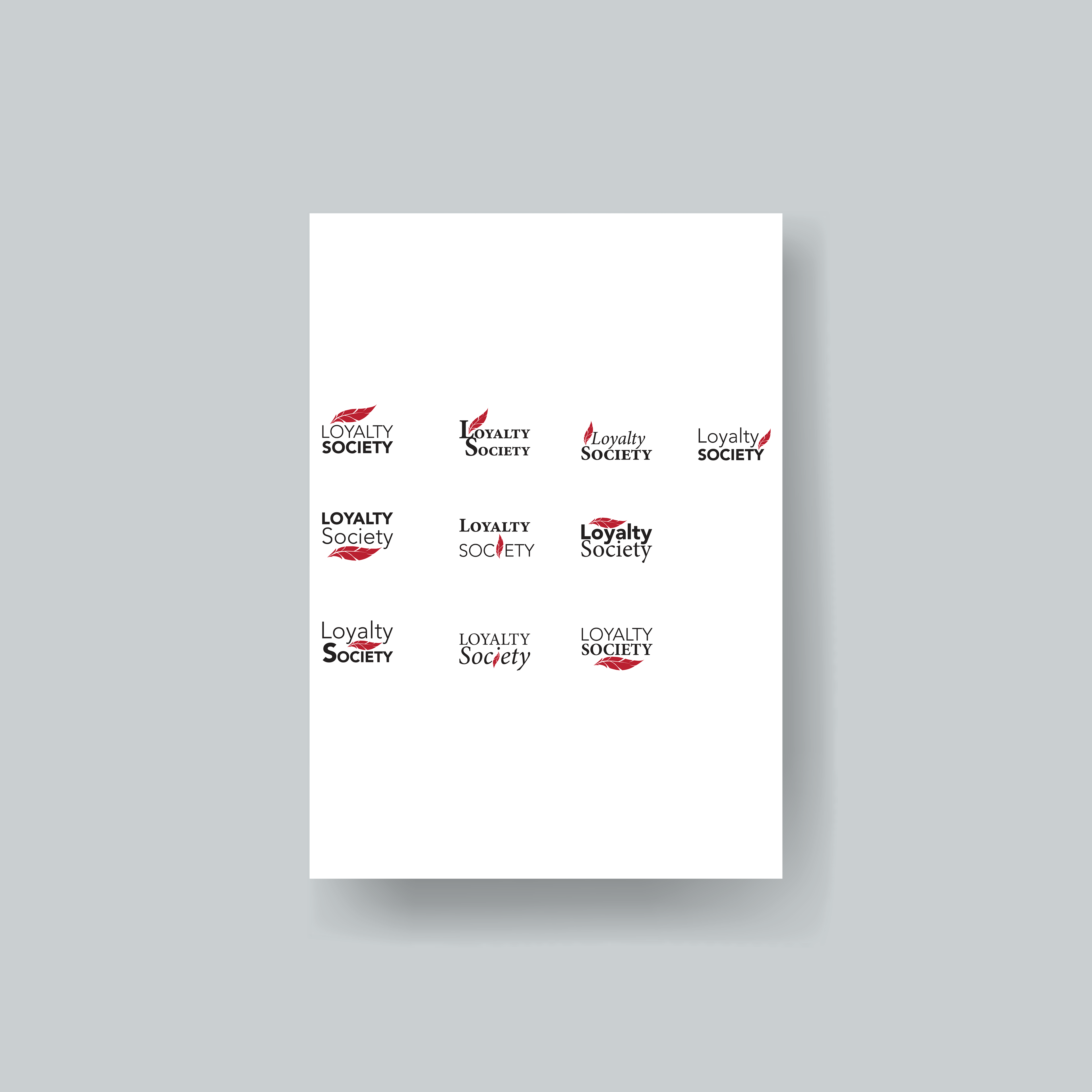 Final Loyalty Society Logo Concepts