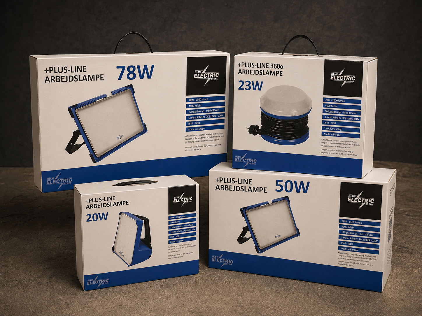 Blue Electric efter redesign