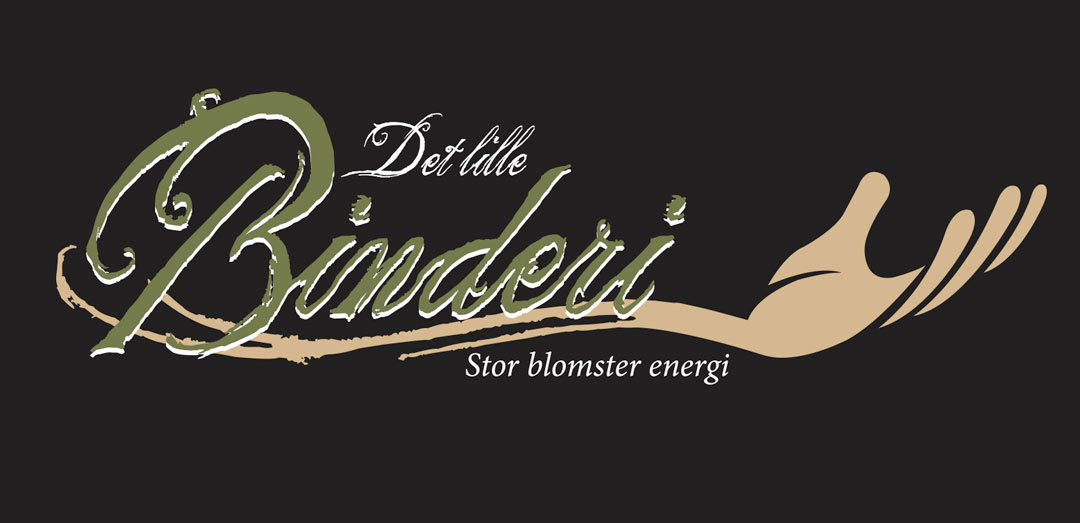 Logo til blomsterbinder lavet i illustrator