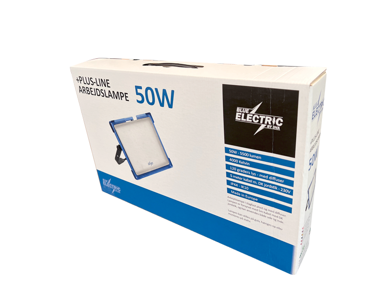 Emballage til arbejdslampe