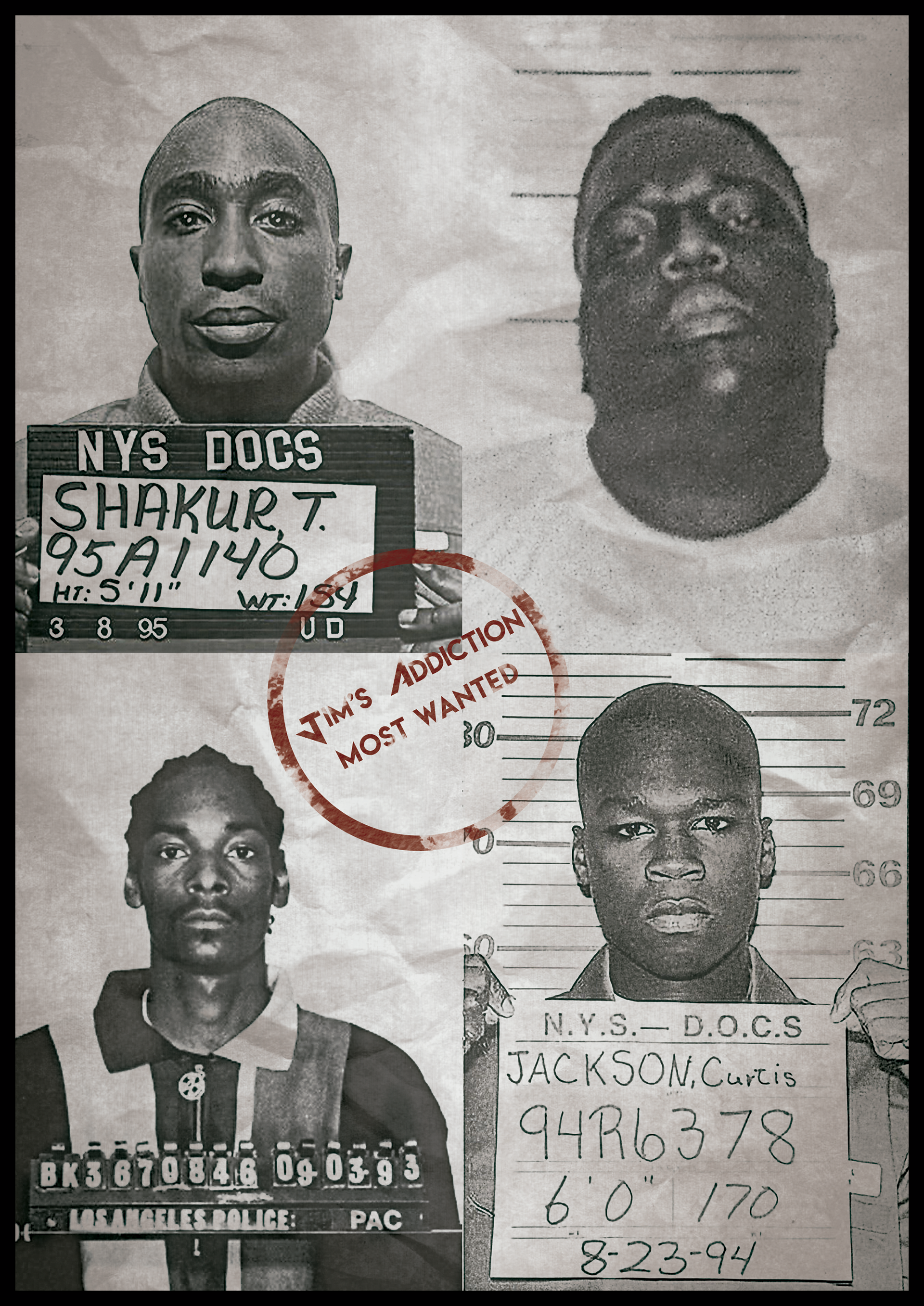 Tupac Shakur, The Notorious BIG, Snoop Dogg, 50 Cent