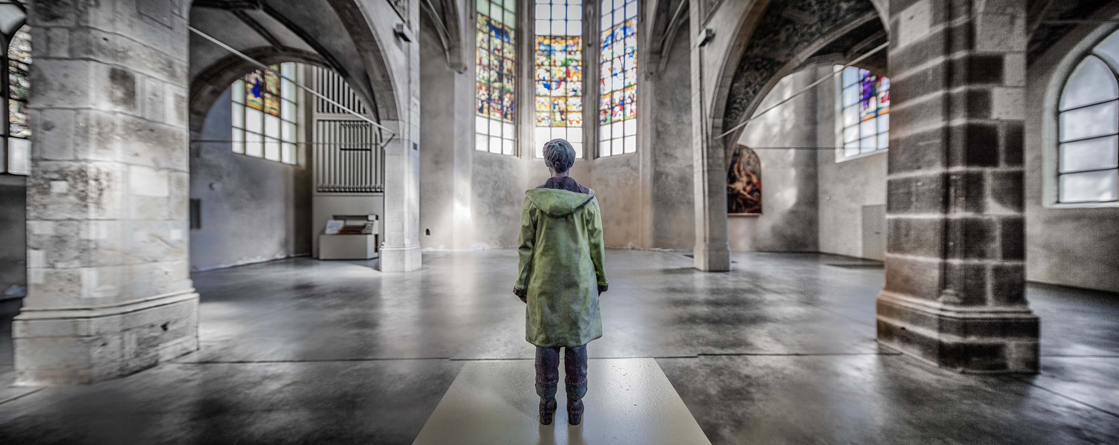 Galeriefotografie: Karin Sander stellt in der Kunststation Sankt Peter Köln aus.