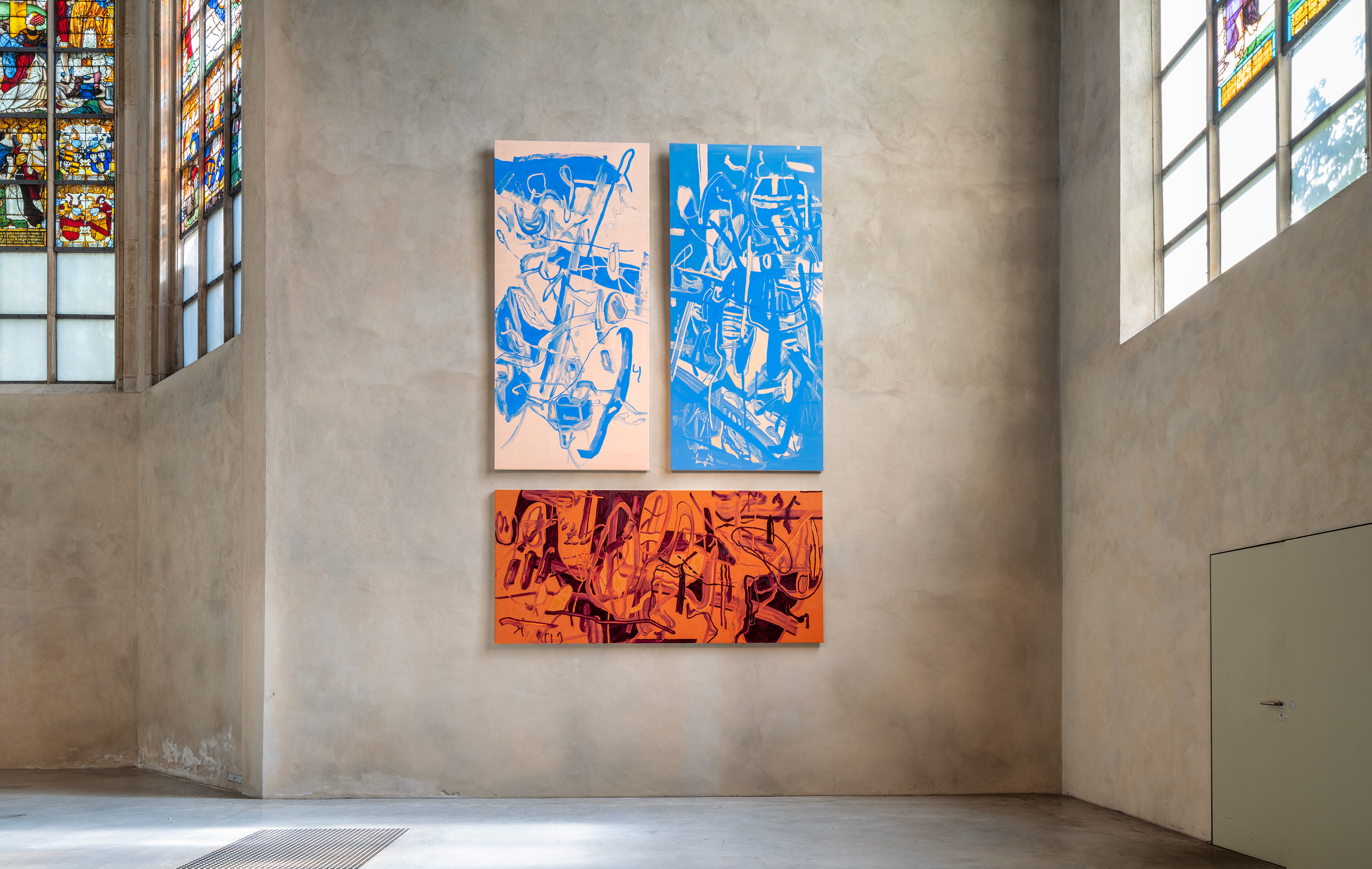 Ausstellungsdokumentation C. C. Franken: Fotos von der Ausstellung Jana Schröder in der Kunststation St. Peter Köln