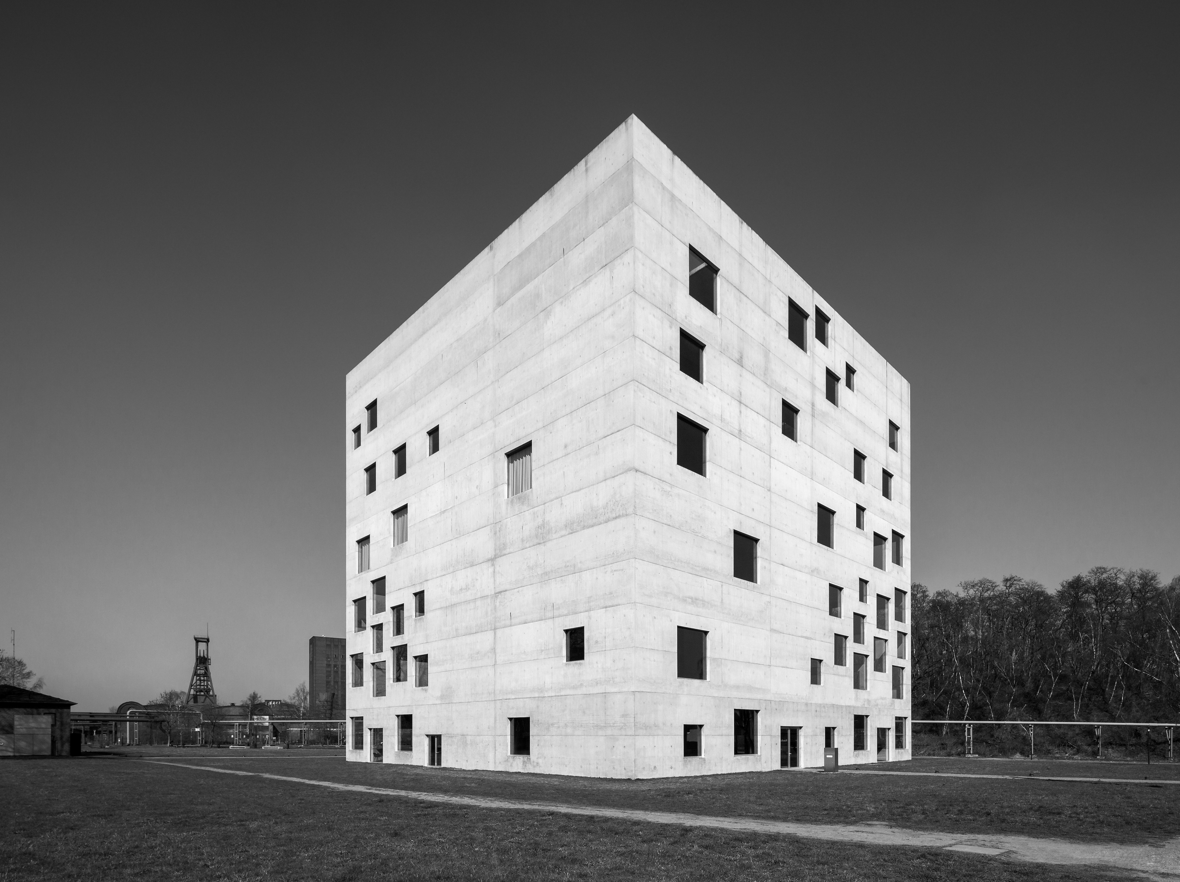 Architekturfotografie: Folkwang Universität der Künste, Zeche Zollverein, Sanaa Gebäude