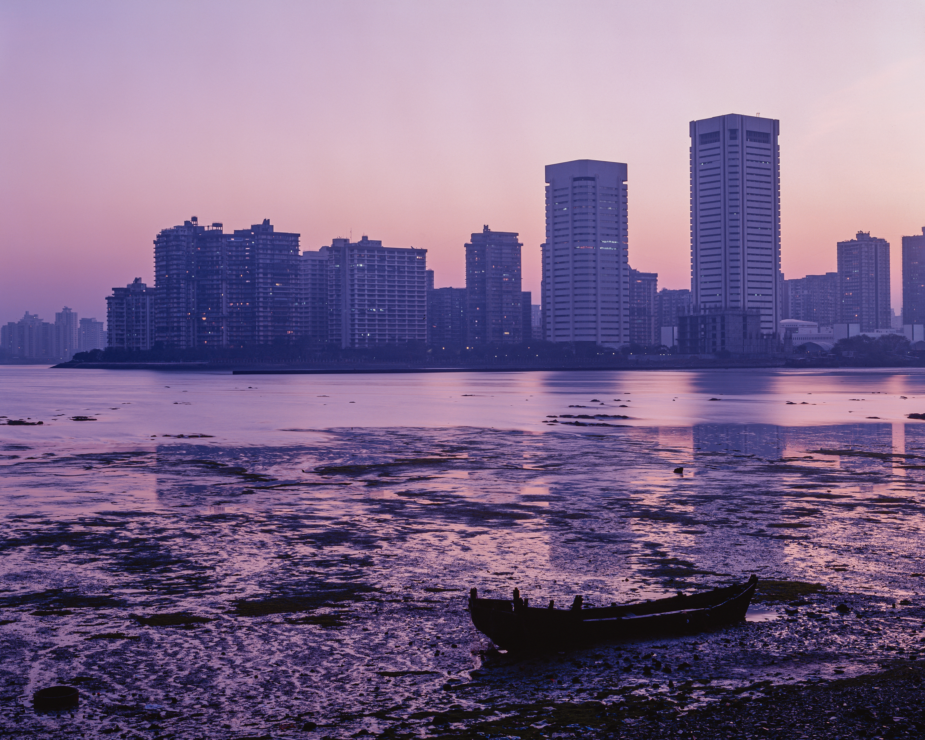 Businessviertel Nariman Point in Mumbai,  Indien