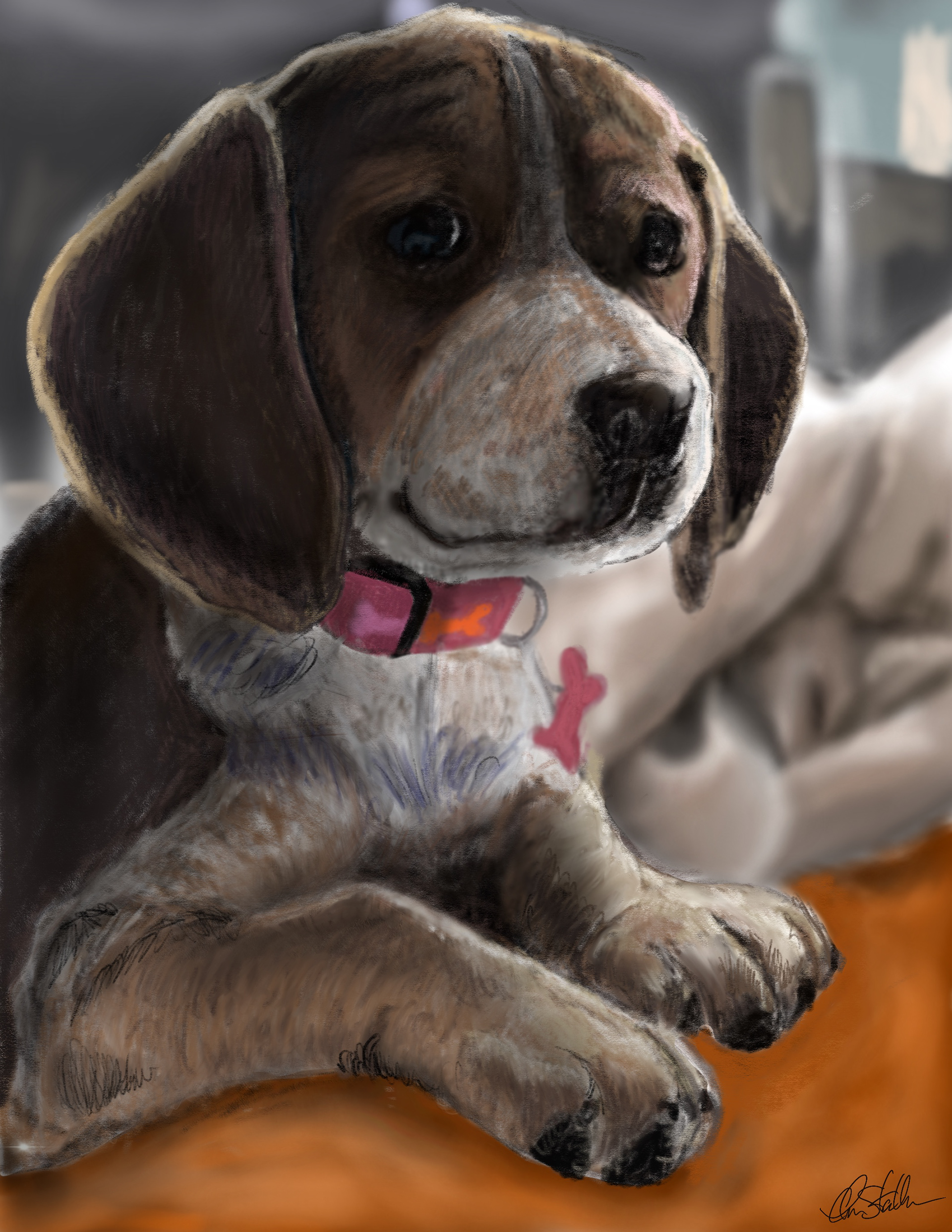 painted with procreate on iPad Pro