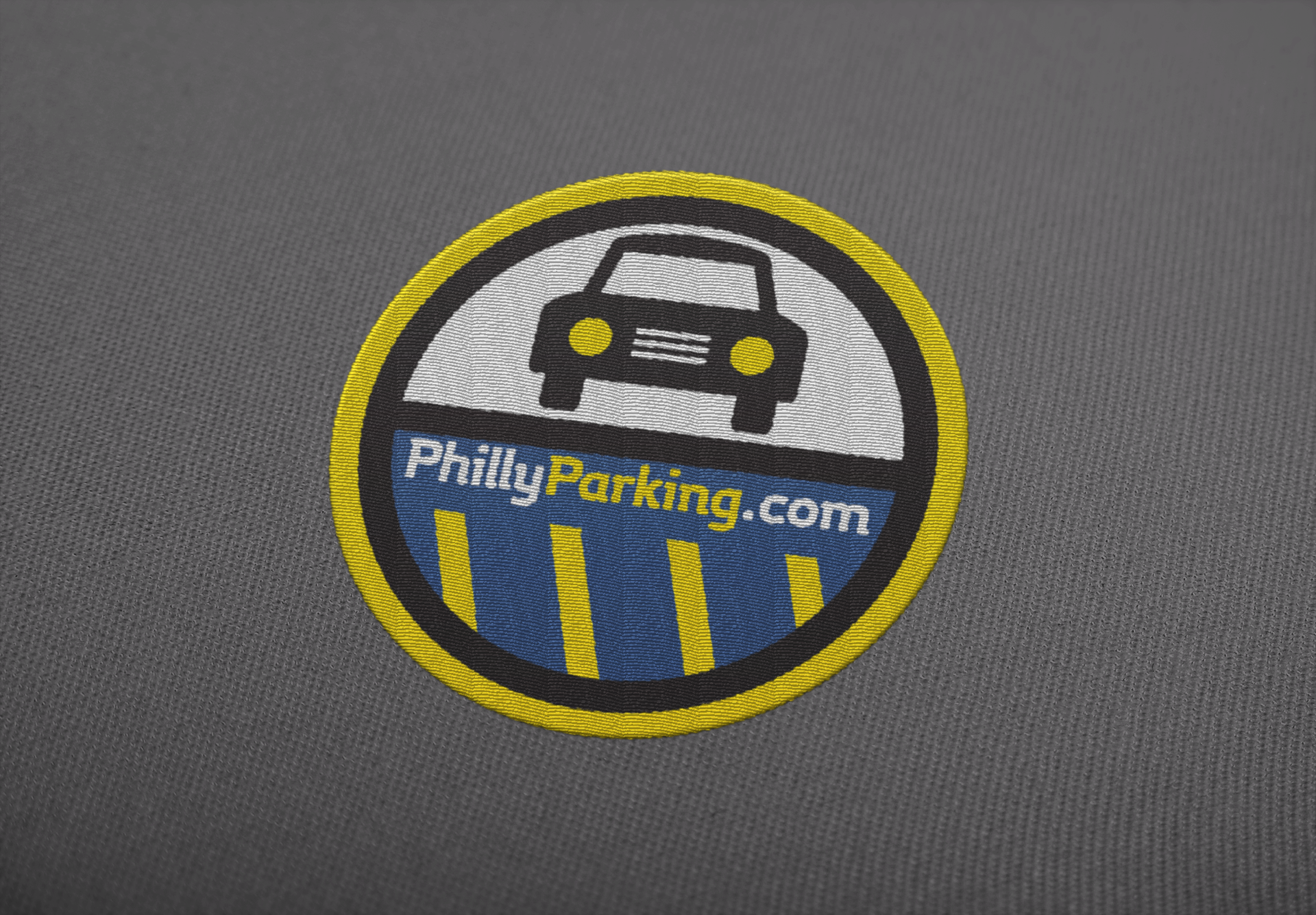 Phillyparking.com logo embroidery mockup 2