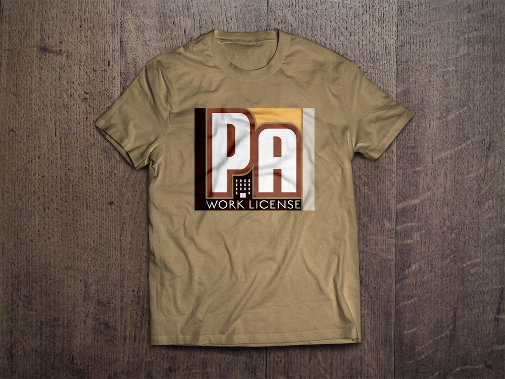 PA Work License T-Shirt mockup