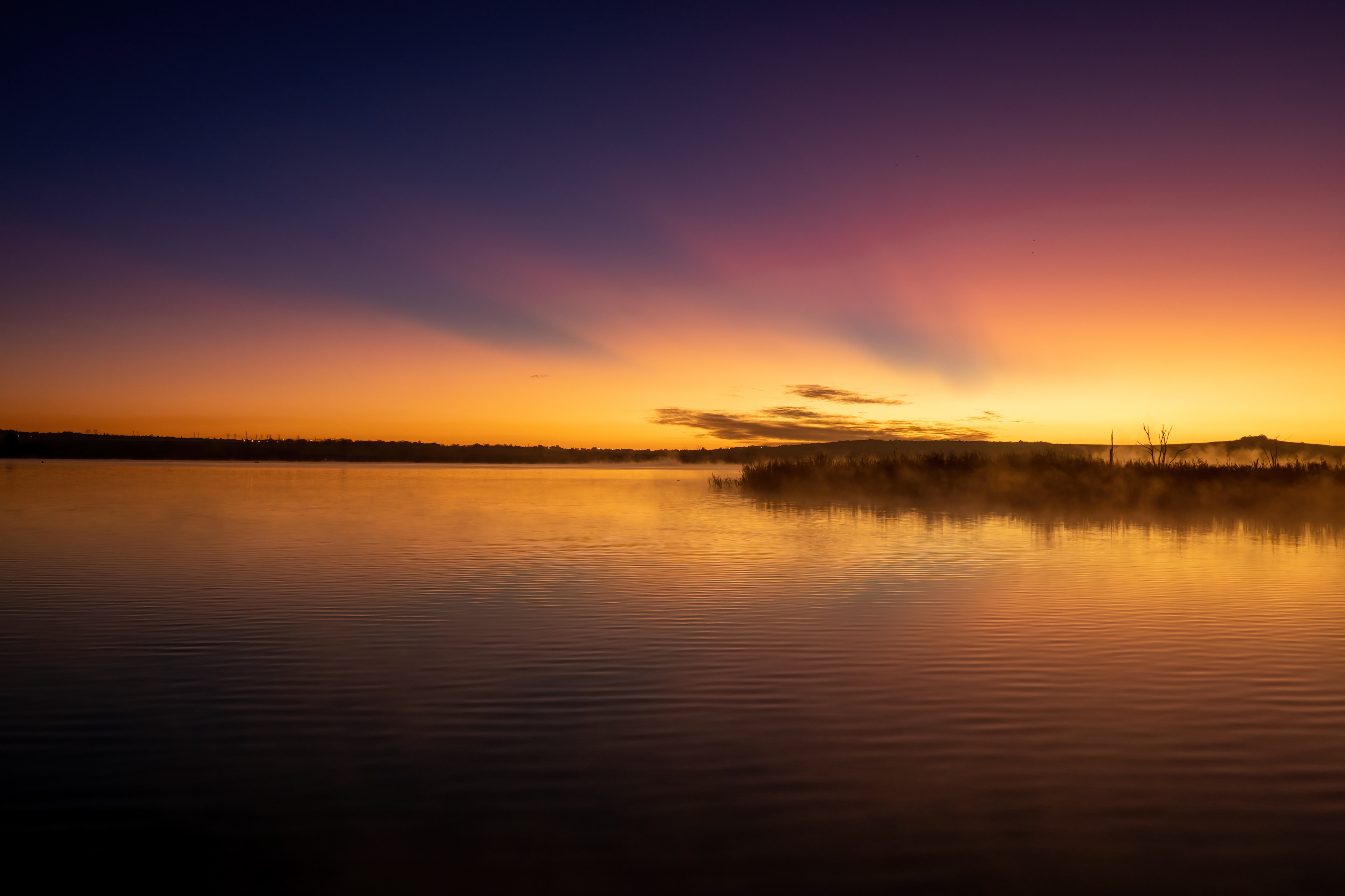 Sunrise over Rietvlei Dam