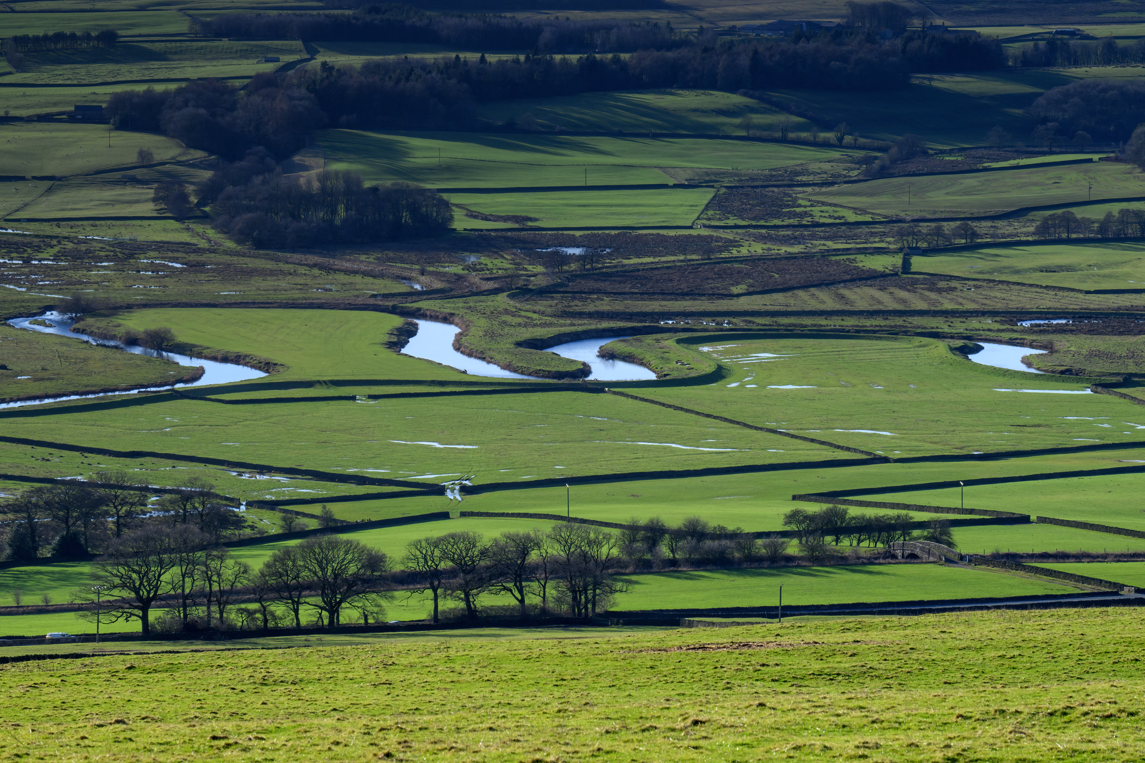 The source at Gayle Beck in Yorkshire